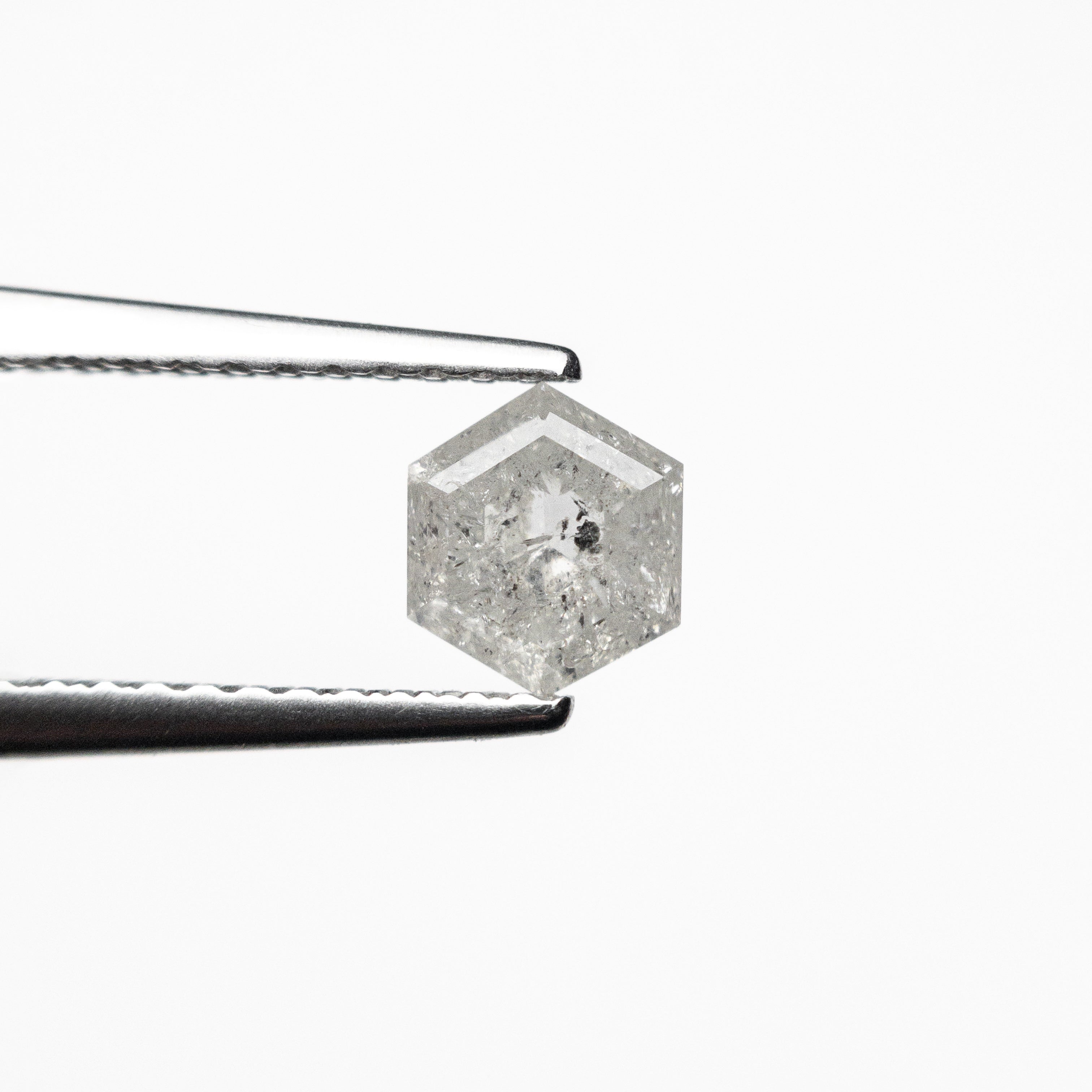 0.72ct Hexagon Step Cut Loose Gemstone - 5.59x4.86x3.17mm Natural Diamond for Jewelry Making (Item#25457) - Perfect for Engagement Rings, Earrings & Custom Jewelry Designs