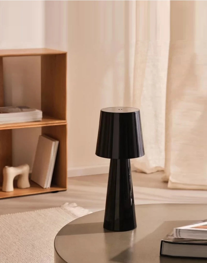 Venus Table Lamp - Modern LED Nightstand Light with USB Port & Touch Control for Bedroom, Living Room, Office - Warm White & Cool White Adjustable Lighting