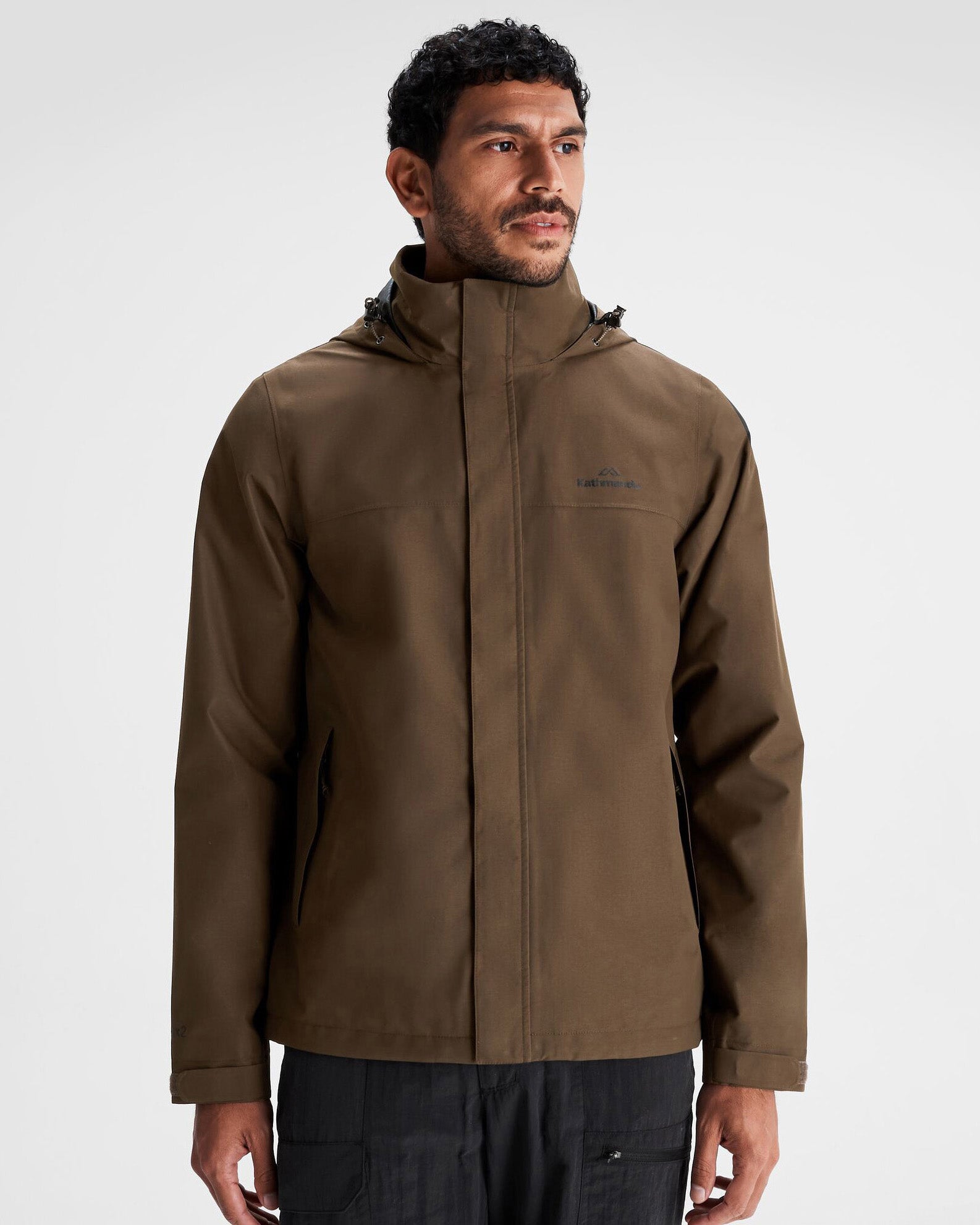 Men's Andulo 2-Layer Waterproof Rain Jacket for Hiking & Outdoor Activities - Lightweight Windbreaker for Camping, Travel & Trail Running