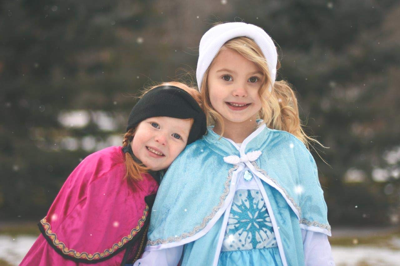 Little Adventures Ice Princess Dress Up Costume for Girls - Machine Washable Pretend Play & Party Outfit (No Glitter) - Perfect for Birthday Parties, Halloween & Dress-Up Play