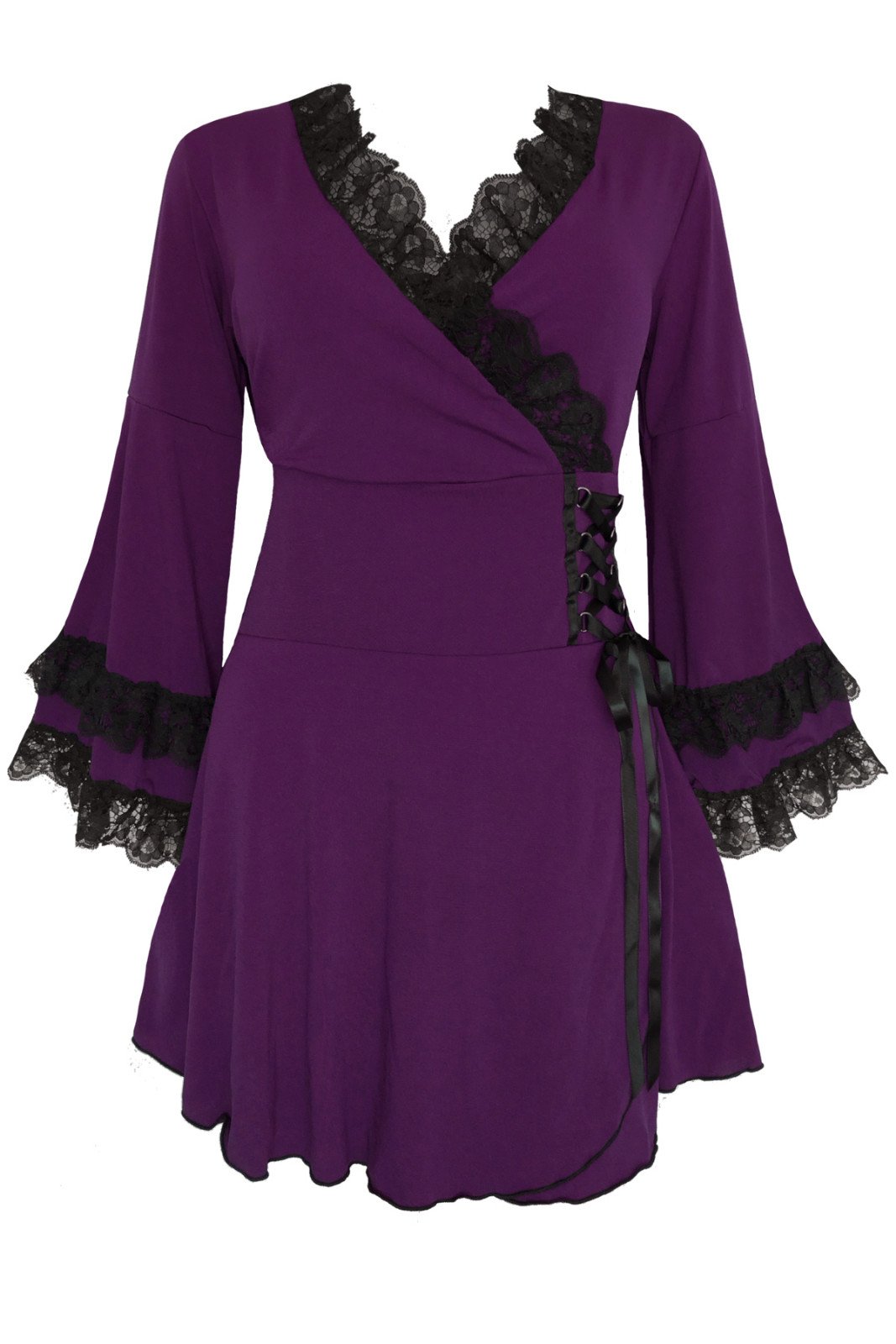 Victoria Corset Top for Women - Gothic Victorian Steampunk Lace Tunic | Perfect for Halloween, Cosplay, Festivals & Everyday Wear