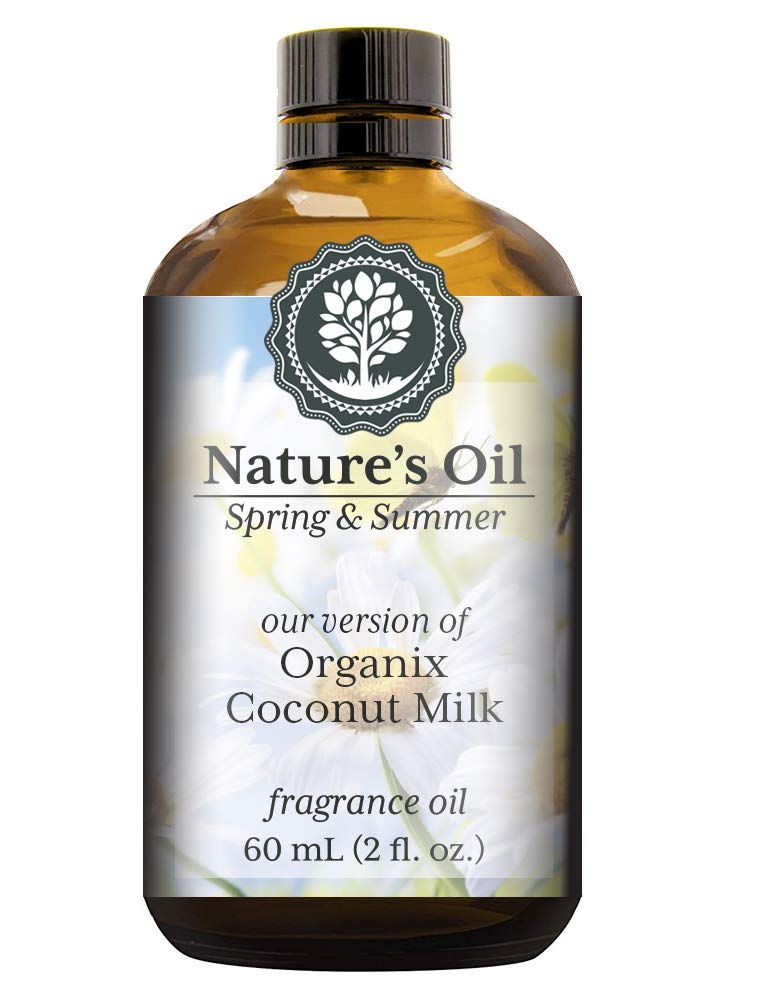 Organic Coconut Milk Fragrance Oil - 60ml for Aromatherapy Diffusers, Handmade Soap, Candles, Lotions | Home & Linen Spray, Bath Bombs, DIY Slime | Perfect for Relaxation, Spa Day & Cozy Home Ambiance