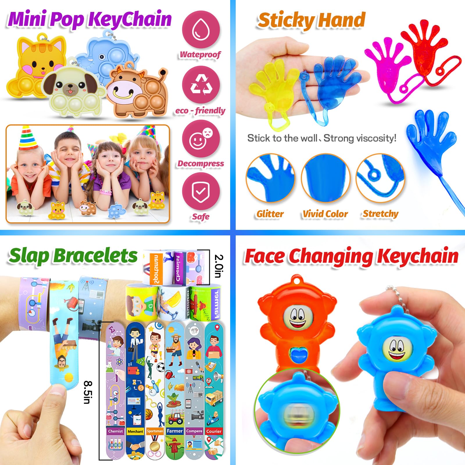 1000pcs Bulk Party Favors for Kids - Fidget Toys Pack, Goodie Bag Stuffers, Treasure Box Prizes for Classroom Rewards, Birthday Party Gifts & Carnival Prizes | Perfect for Birthday Parties, School Events, Carnival Games and Pinata Fillers