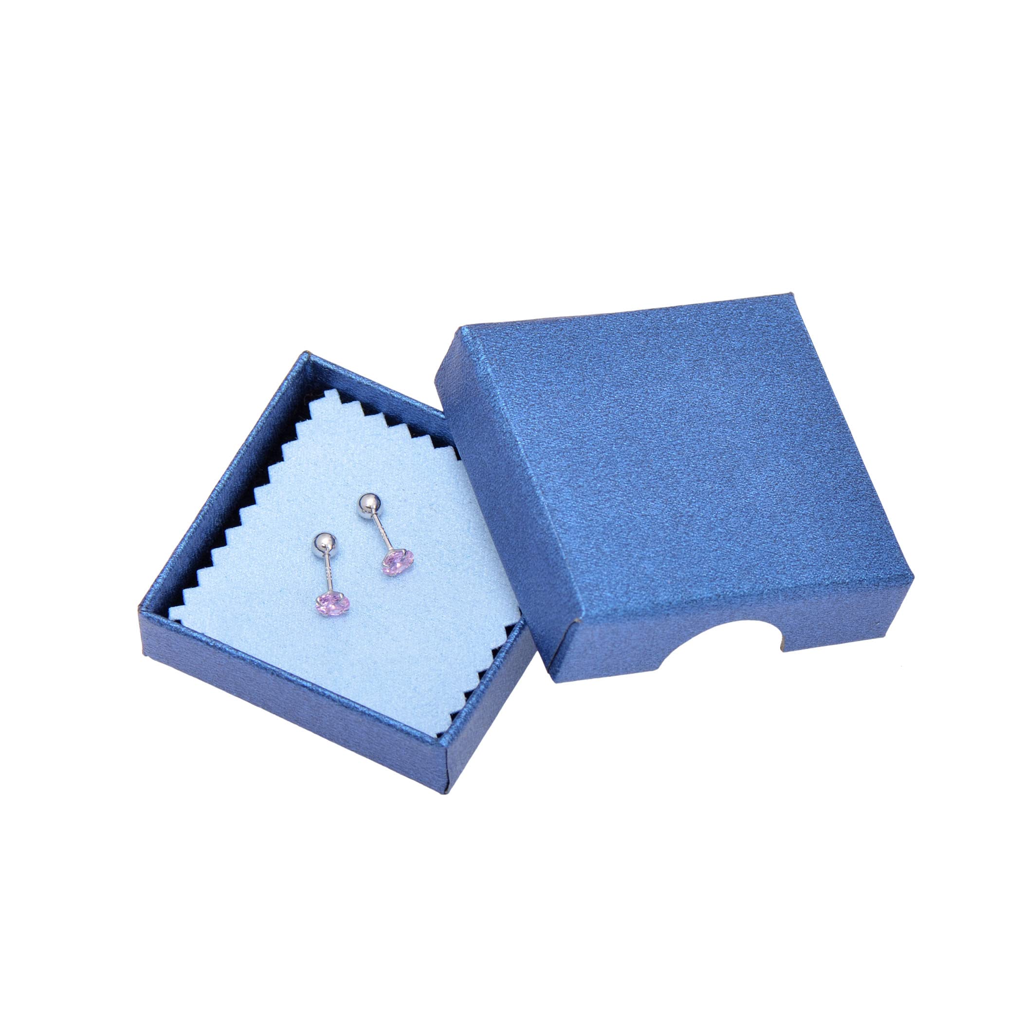 Sterling Silver Cubic Zirconia Screw Back Earrings - 3mm Barbie Pink Studs | Perfect for Everyday Wear, Gift Giving & Special Occasions