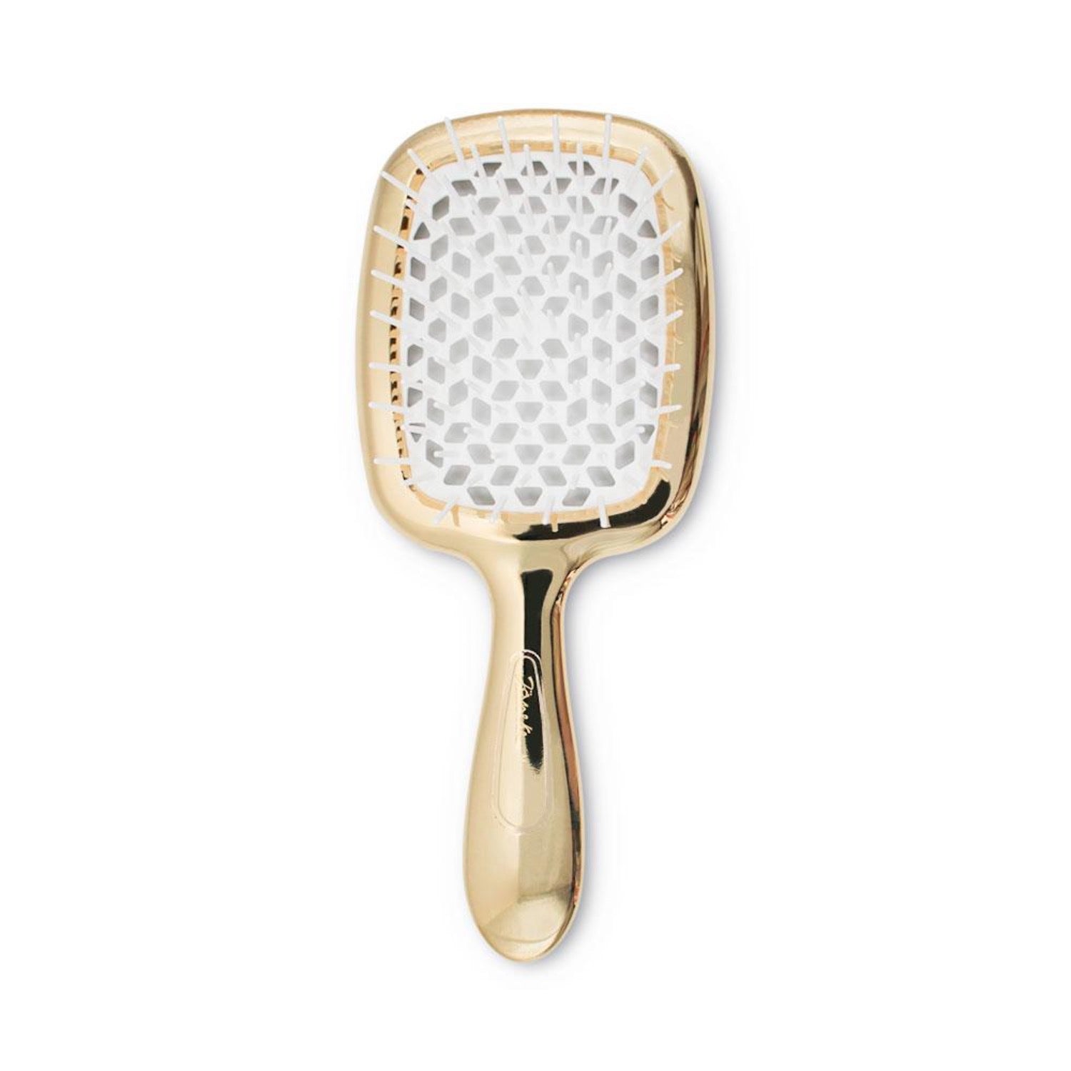 Janeke Golden Superbrush - Professional Detangling & Styling Hair Brush for All Hair Types | Perfect for Wet & Dry Hair, Salon & Home Use