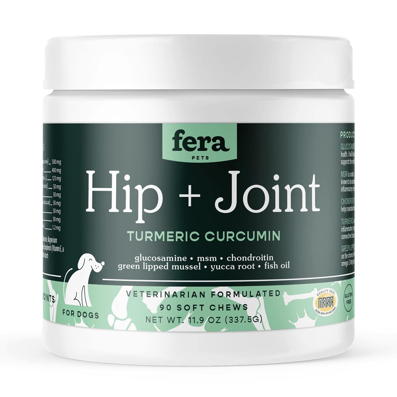 Fera Pet Organics Health Essentials Supplement Bundle for Dogs and Cats - Omega 3 Fish Oil with EPA & DHA (8oz), Organic Probiotics with Prebiotics (60 Scoops), Hip & Joint Soft Chews (90 Count) - Supports Digestive Health, Skin & Coat, Joint Mobility - Perfect for Daily Pet Wellness Routine