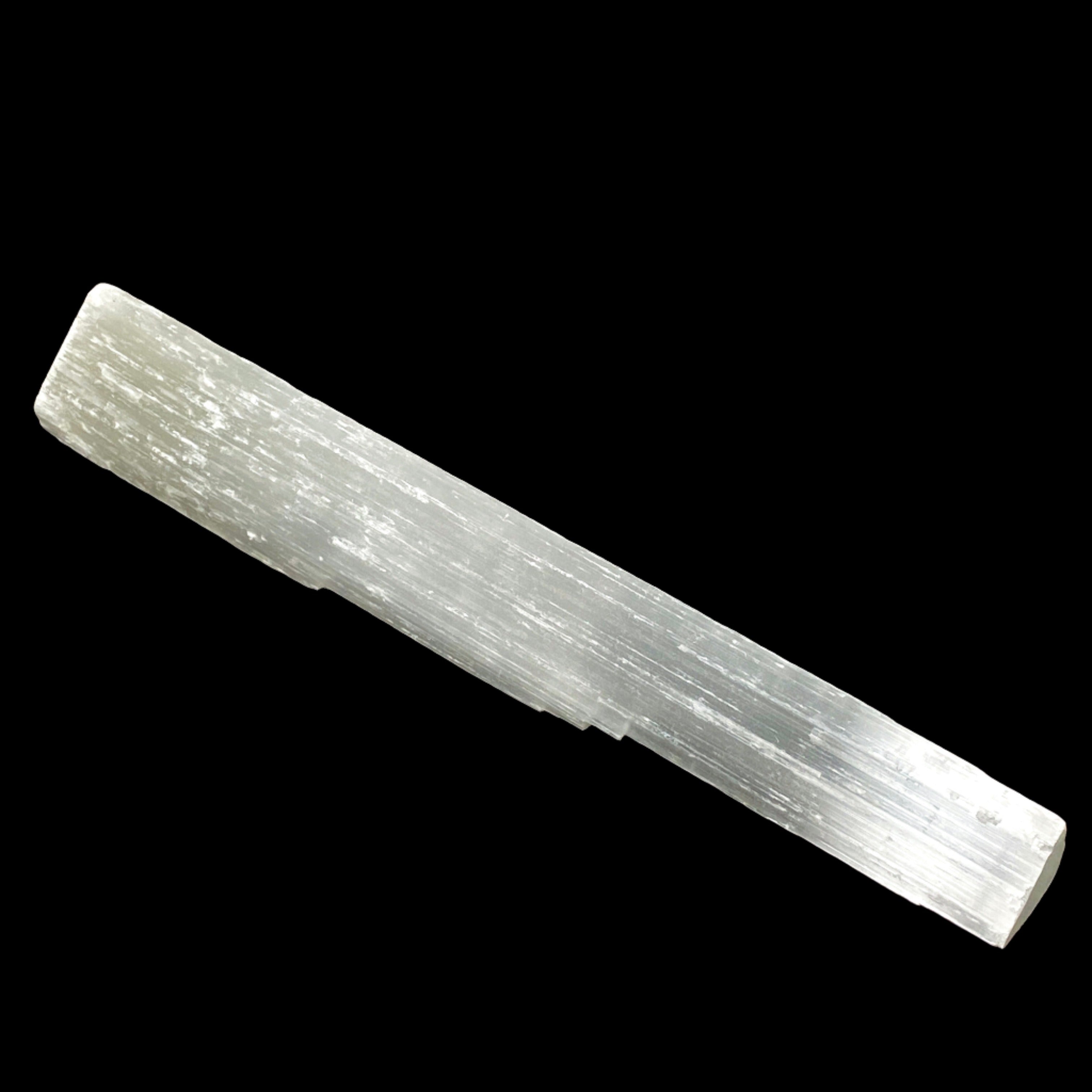 Natural Selenite Crystal Healing Stone - SELP 02 for Meditation, Energy Cleansing & Home Decor | Spiritual Gift & Chakra Balancing Tool