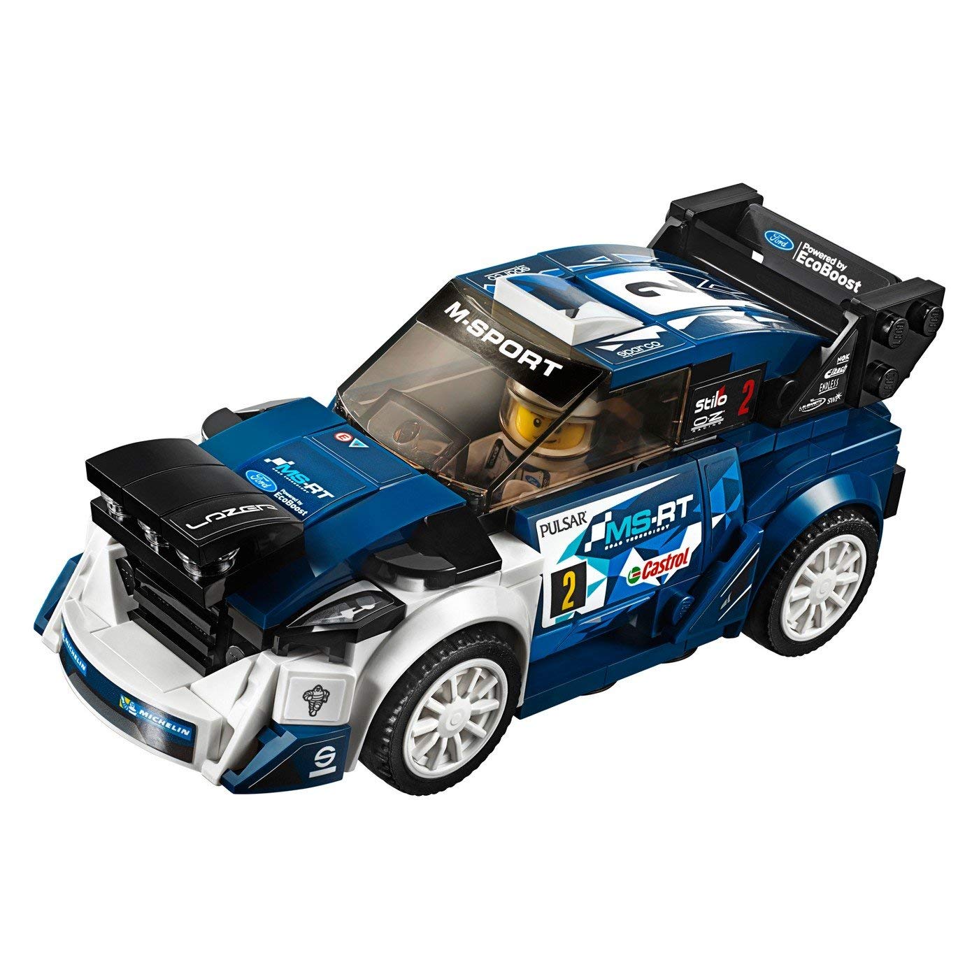 LEGO Speed Champions Ford Fiesta M-Sport WRC 75885 Building Kit (203 Pieces) - Race Car Toy for Kids & Adults, Perfect for Creative Play & Collectors - Great Gift for Birthday & Christmas