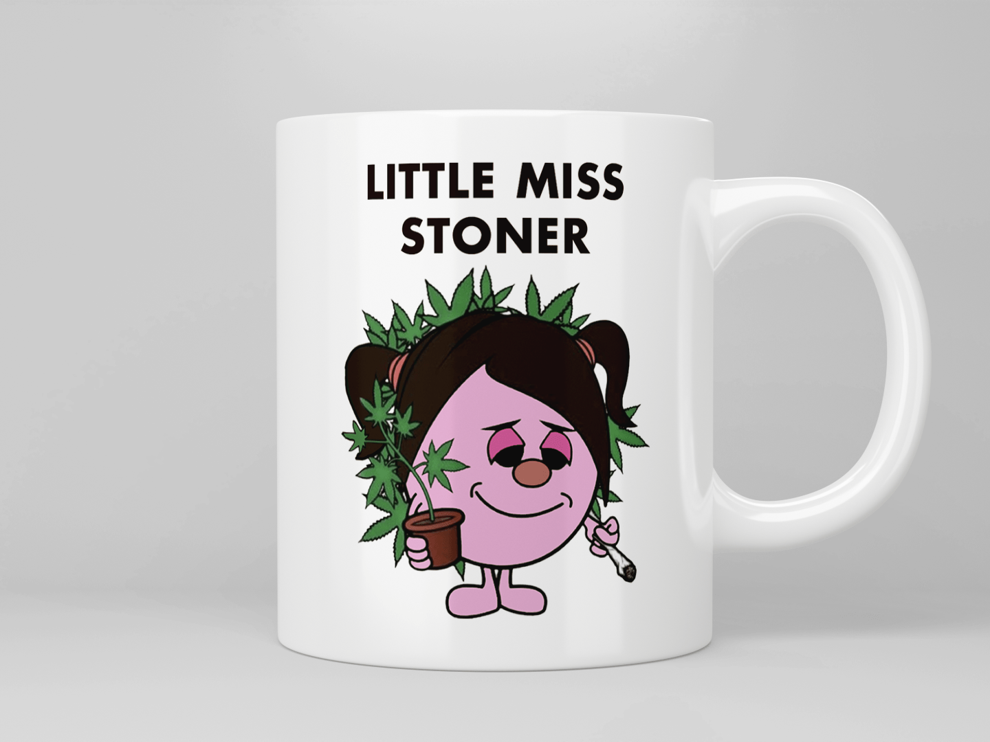 Little Miss Stoner - Fun Stoner Gifts & Novelty Items for Cannabis Lovers - Perfect for 420 Parties, Gag Gifts & Stoner Humor