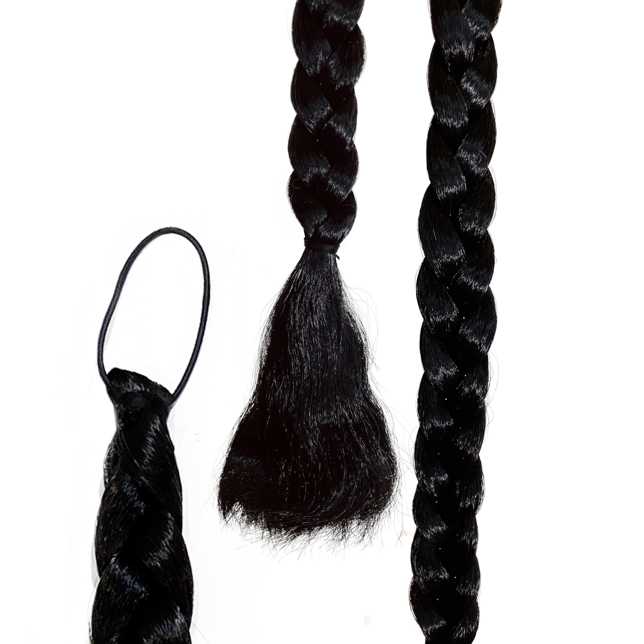 Natural Long Synthetic Wigs for Women with Bangs - AHS Hair Extensions in Brown for Gangawan, Savaram, Cataram & Sadaraa Styles | Perfect for Cosplay, Daily Wear & Special Occasions