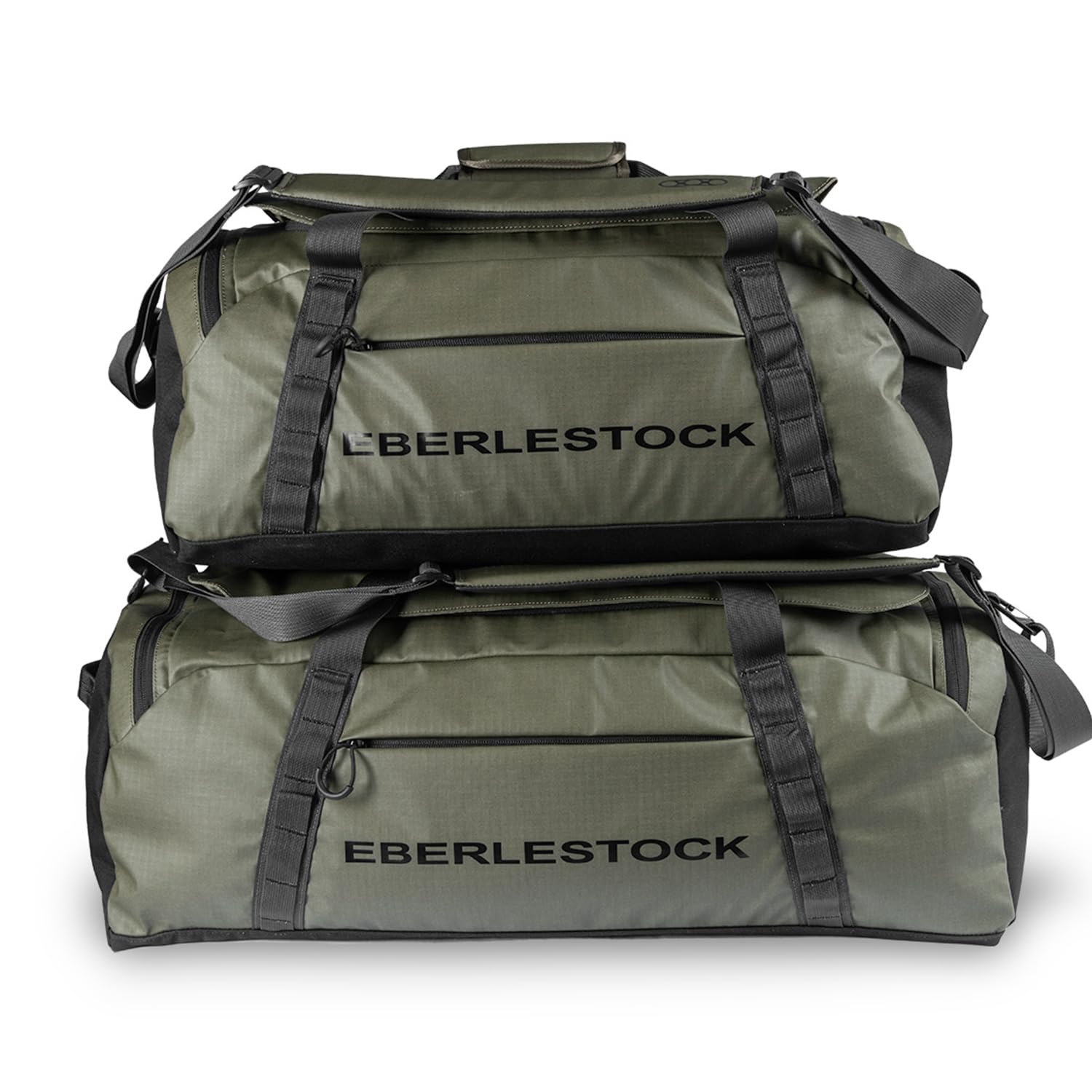 **Eberlestock Hyllus 65L Durable Water-Resistant Tactical Duffel Bag for Men - Military Green, Small Zippered Duffle with Multiple Pockets - Perfect for Travel, Gym, Hunting, Fishing & Camping Gear Storage**