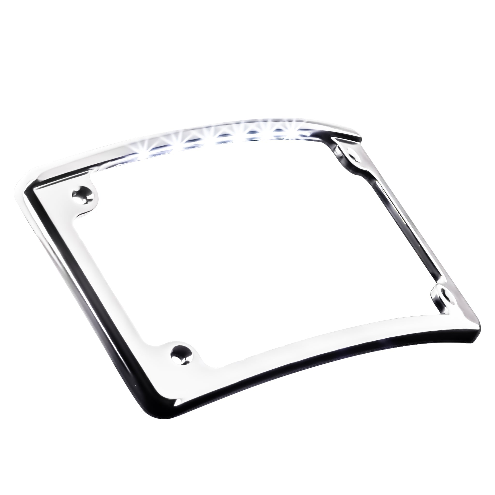 Eagle Lights Curved LED License Plate Light for 2006-2023 Harley Davidson Motorcycles - Bright & Durable Backlit Plate for Night Riding & Safety