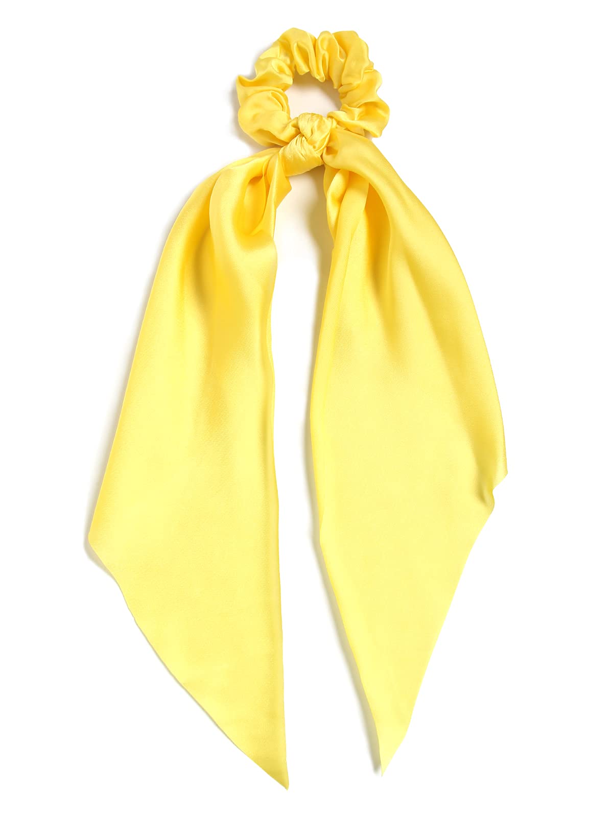 SUSULU Women's Hair Scarf Scrunchies - Solid Color Hair Ties for Ponytail & Bun - Gym, Work, Party
