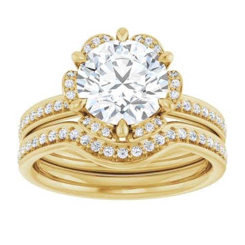 Yellow : Bridal Rings Set
