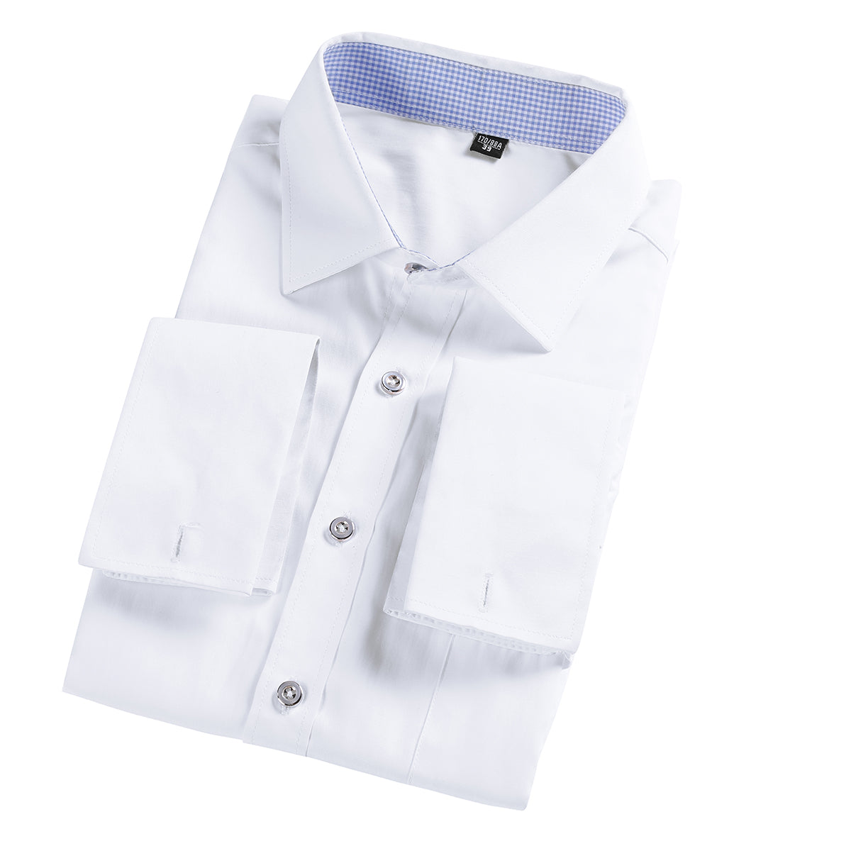 Men's Slim Fit Dress Shirt - Button Down Collar Striped & Checked Business Casual Shirt for Office, Wedding & Formal Events
