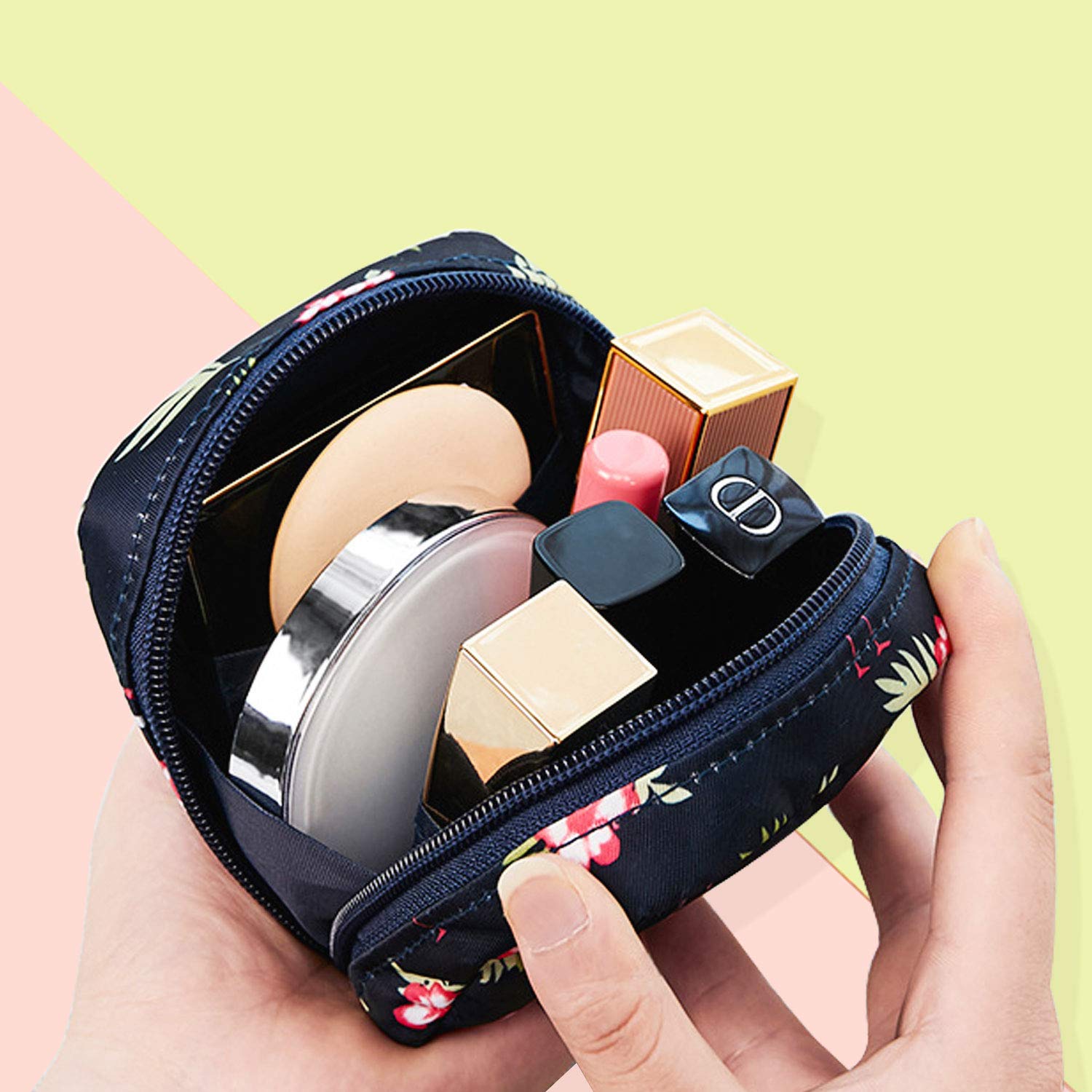 Honbay Stylish Large Capacity Sanitary Napkin Pouch - Waterproof Tampon Bag, Nursing Pad Holder & Travel Makeup Organizer for Women | Perfect for School, Gym, Work & Travel Essentials