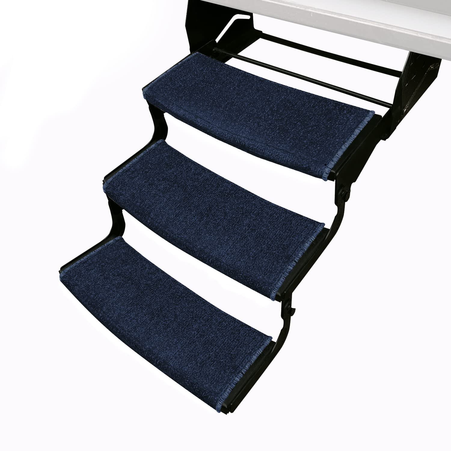 Prest-O-Fit 3-Pack 2-4048 Wraparound RV Step Rug - Imperial Blue, 22 Inch Wide, Non-Slip Outdoor Mat for Campers & Trailers - Perfect for RV Steps, Entryways & Outdoor Use