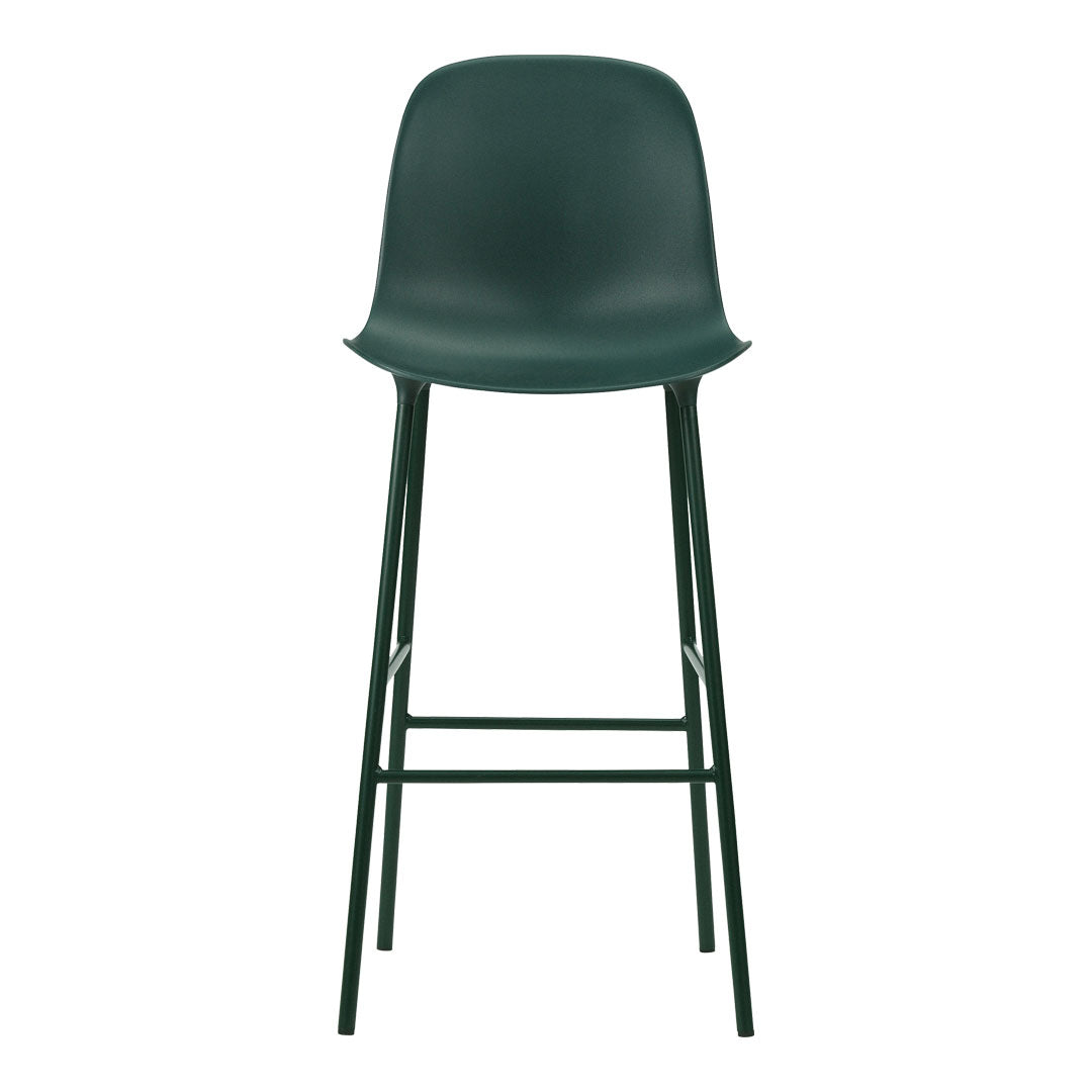 Simon Legald Form Bar Chair by Normann Copenhagen - Modern Scandinavian Bar Stool for Kitchen, Dining & Home Decor