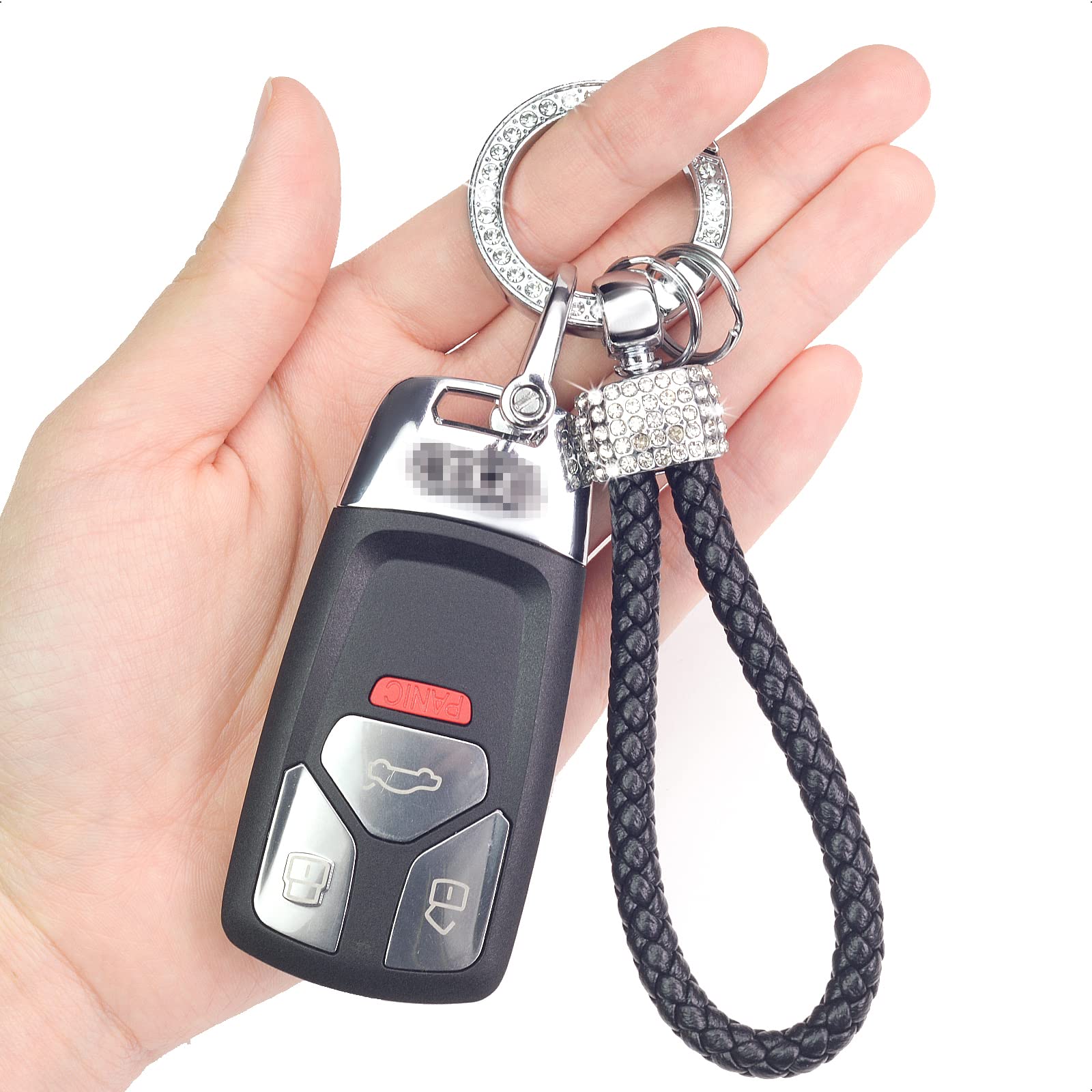 Bling Rhinestone Keychain for Women - Stylish & Durable