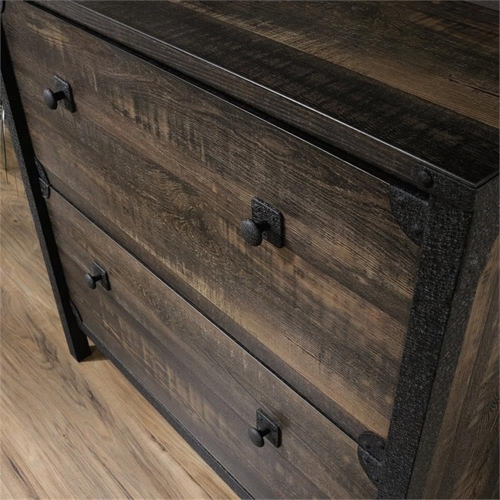 UrbanPro Farmhouse Oak Engineered Wood Lateral File Cabinet - Stylish Home Office & Business Storage Solution for Documents & Folders