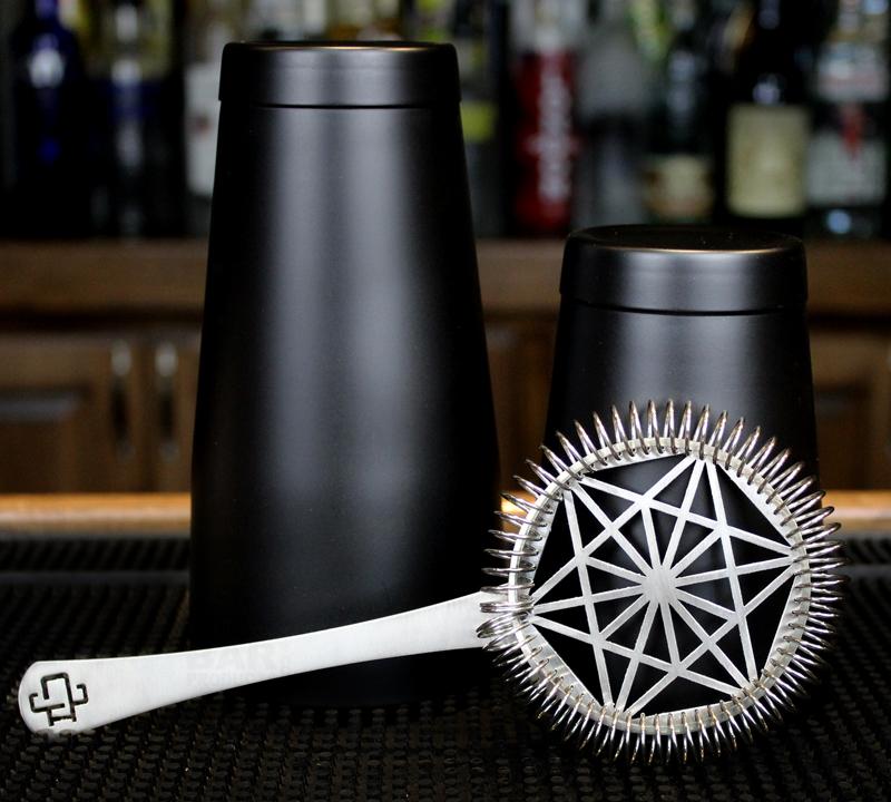 Premium Cocktail Strainer - Mefisto Bar Tool for Mixing Drinks | Professional Bartender Accessory for Cocktails, Mocktails & Home Bars | Perfect for Parties, Mixology & Entertaining
