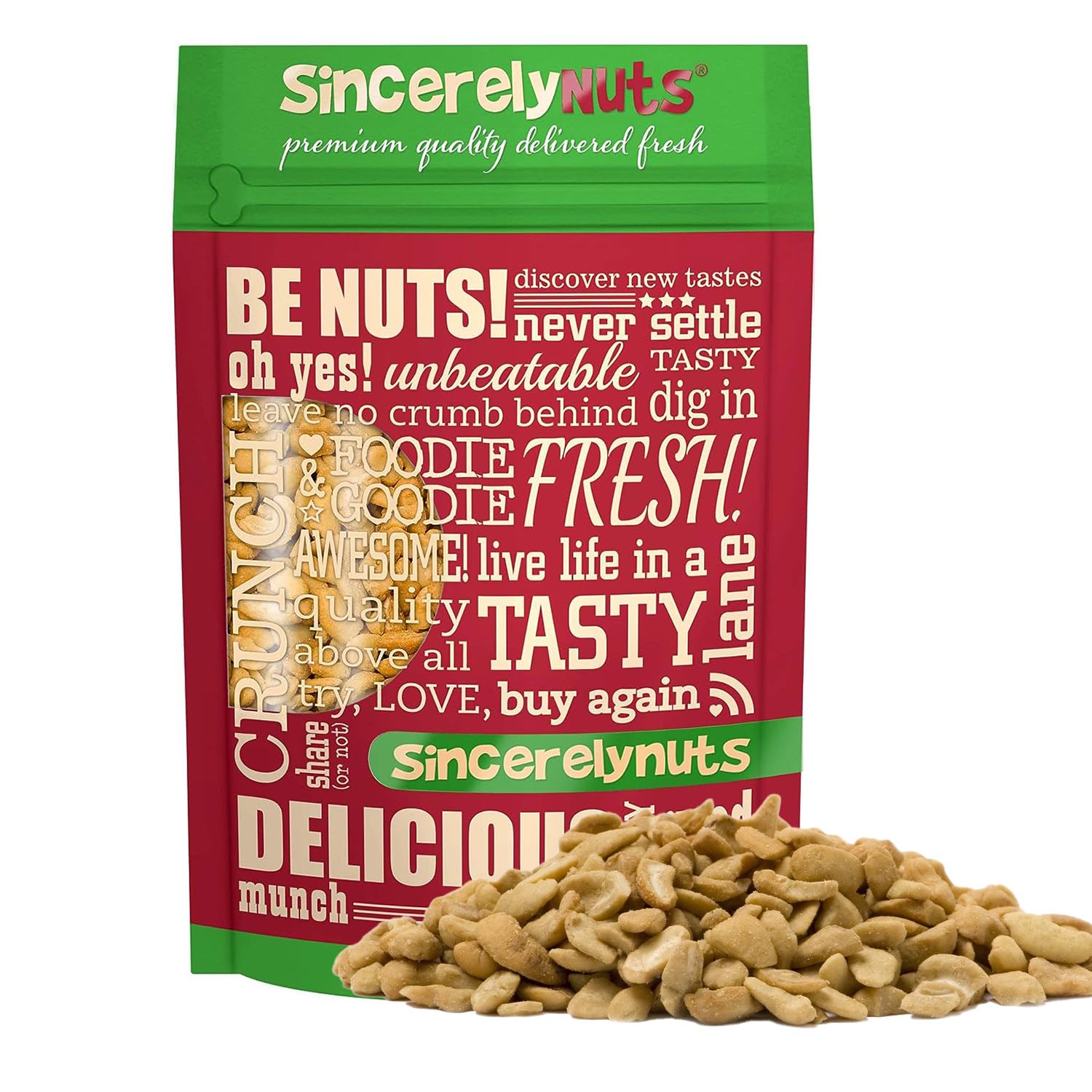 Sincerely Nuts – Roasted Unsalted Cashew Pieces | 5 lb Bulk Bag | Kosher Vegan Snack | High Protein, Vitamins & Minerals | Perfect for Baking, Salads & Healthy Snacking