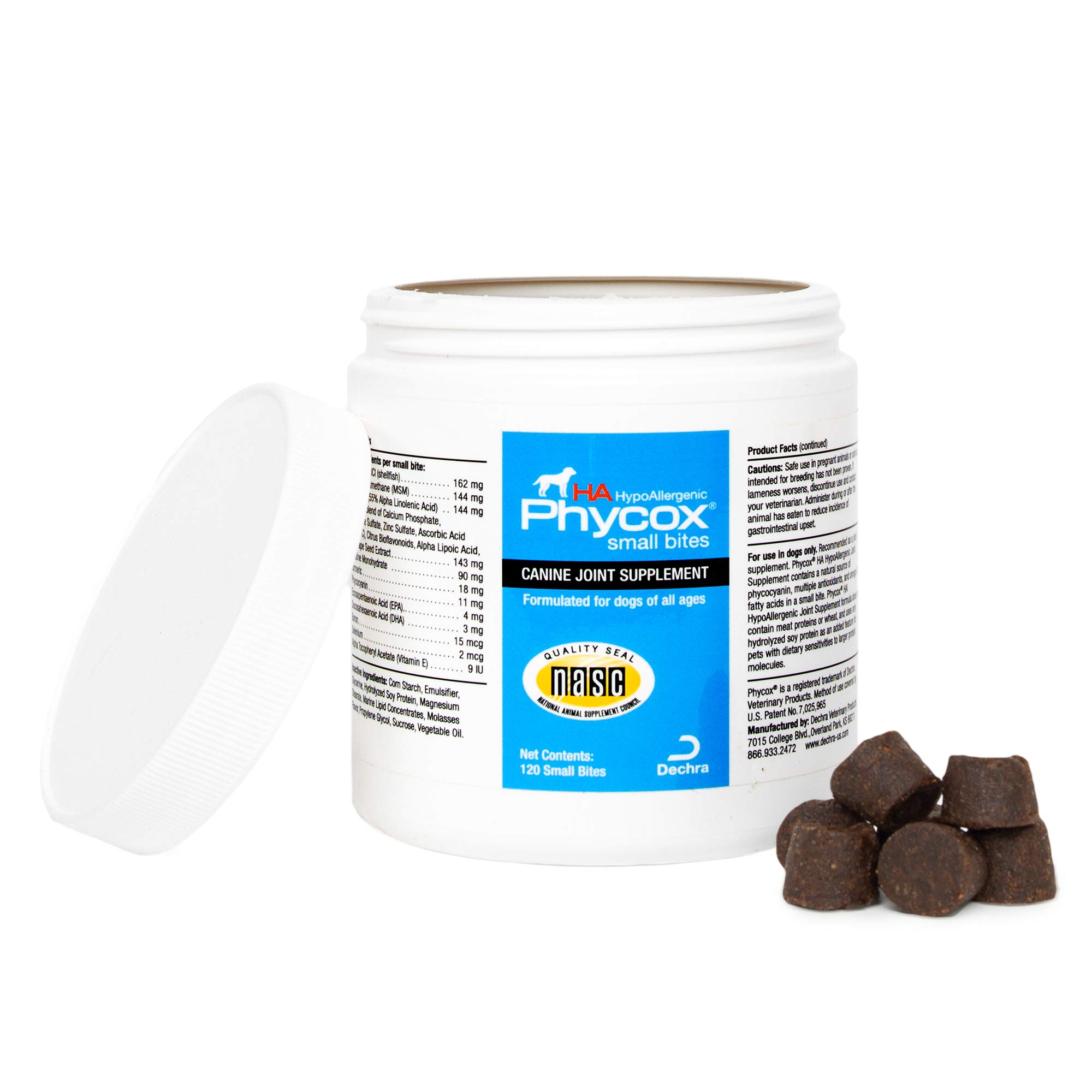 120 Count Hypoallergenic Small Bite Treats for Dogs & Cats - Perfect for Training, Rewards and Digestive Health