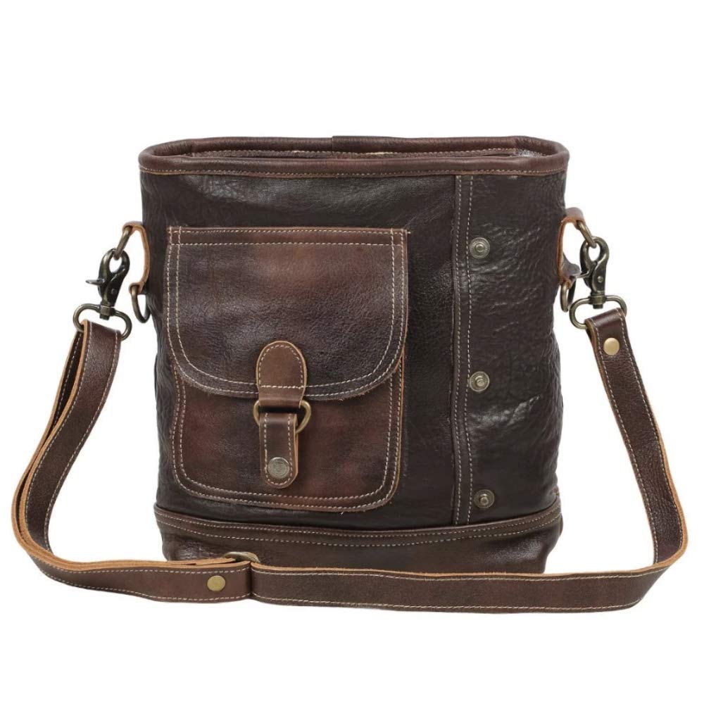 Myra Bag Rocky Genuine Leather Shoulder Bag for Women - Stylish & Durable Crossbody Purse S-1560 | Perfect for Work, Travel & Everyday Use
