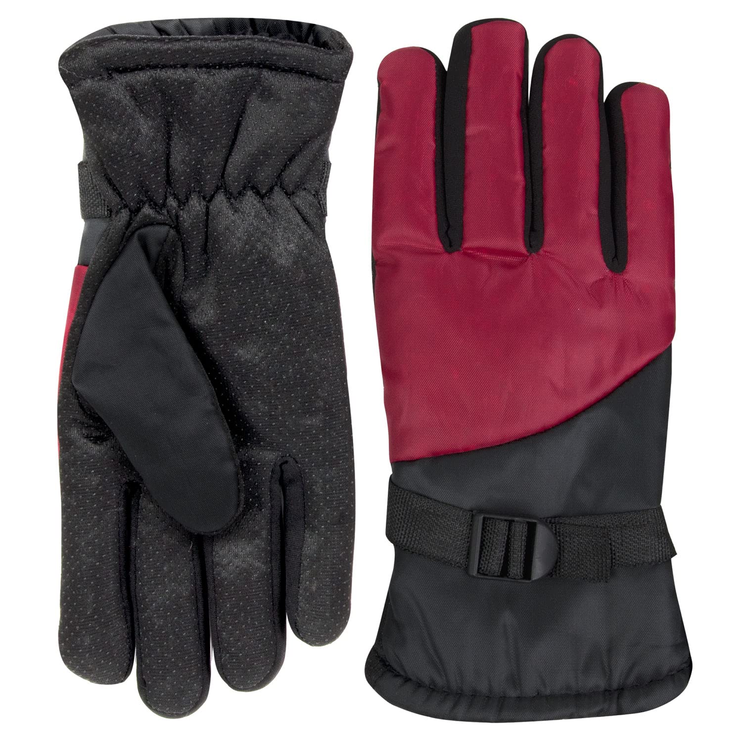 Trail Maker Two Tone Winter Gloves for Men & Women - Windproof Waterproof Insulated Cold Weather Gloves for Hiking, Skiing & Outdoor Activities