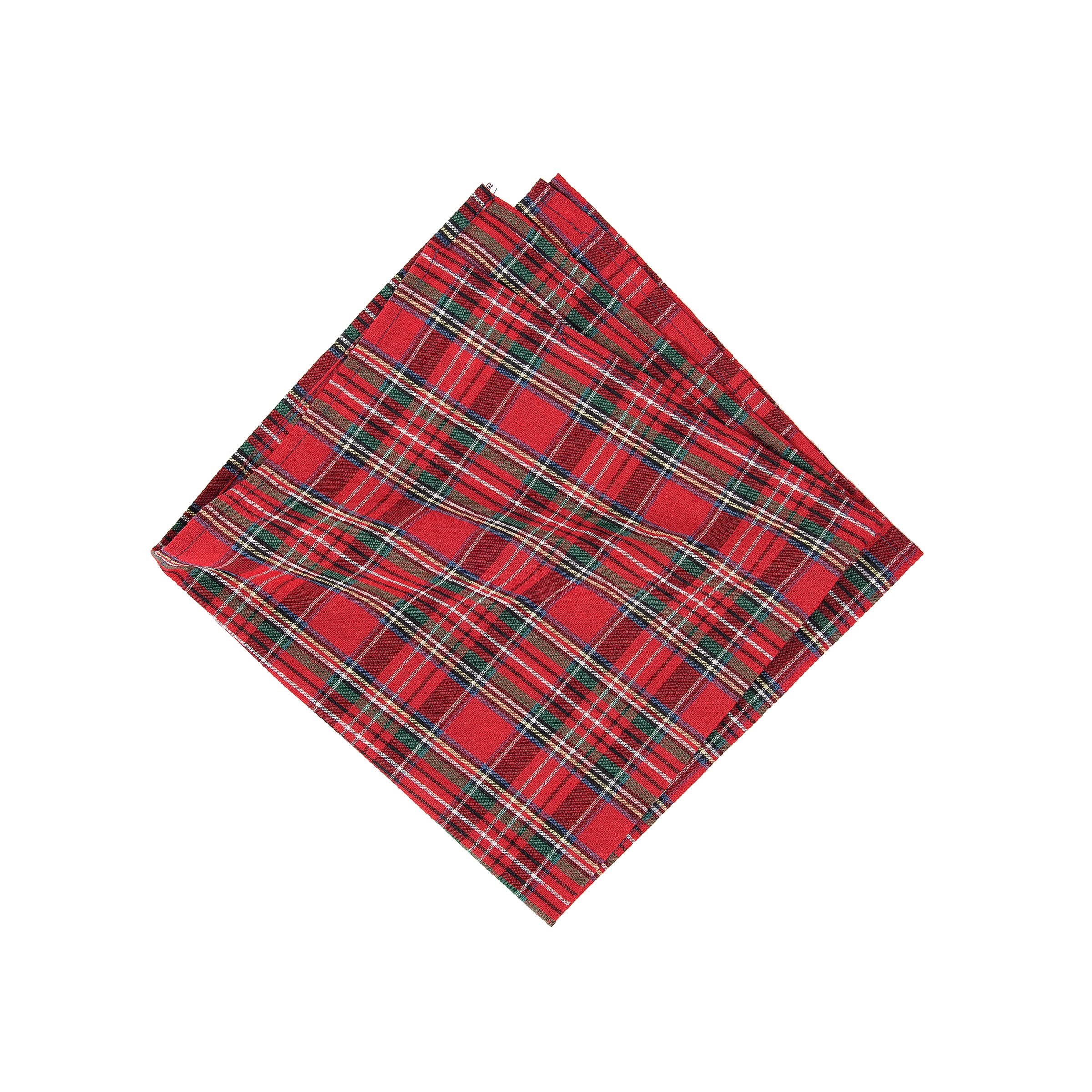 C&F Home Red Plaid Cotton Napkin Set - 18x18 Inch Machine Washable Kitchen & Dining Napkins - Perfect for Everyday Meals, Parties, and Holiday Gatherings