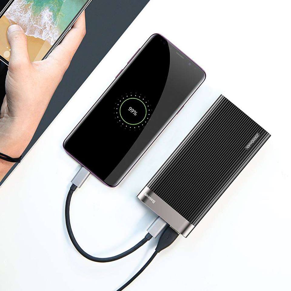 20000mAh Fast Charging Portable Power Bank - High Capacity External Battery Pack for iPhone, Android, Samsung | Perfect for Travel, Camping & Emergency Backup
