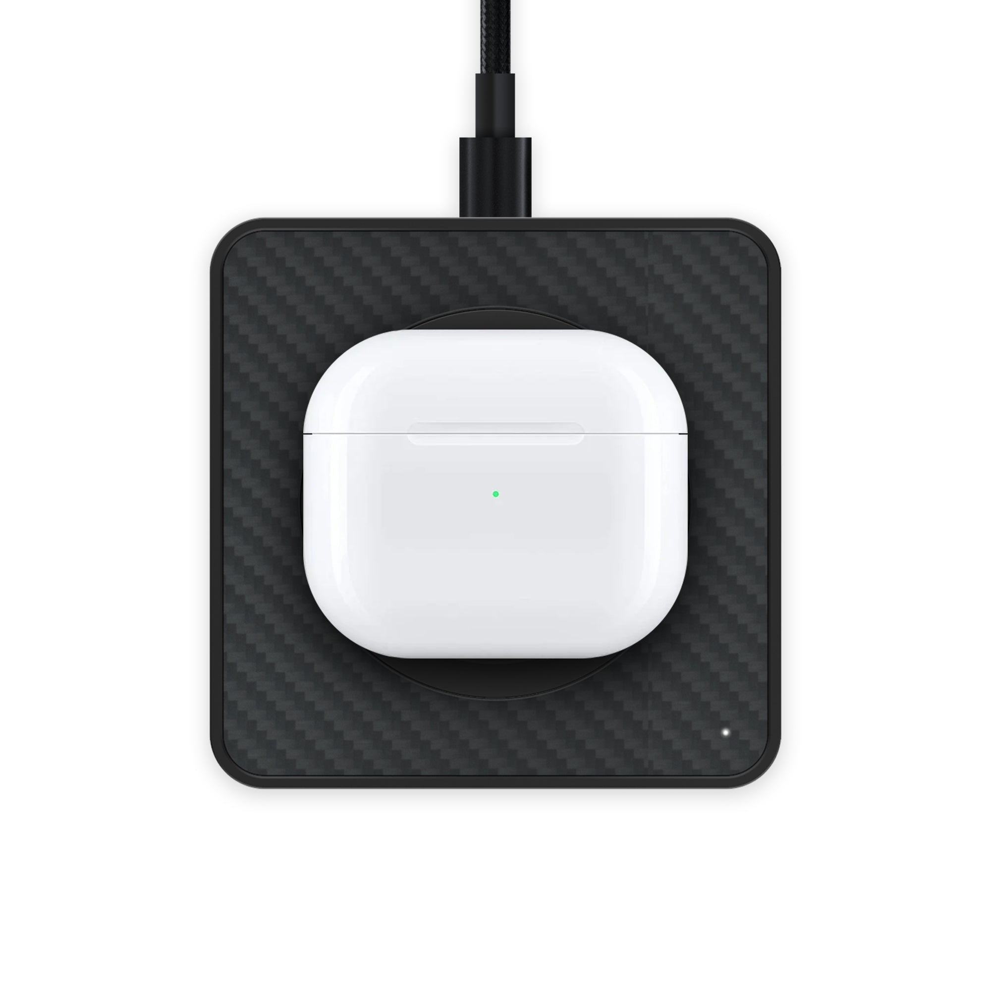 Qi2 Wireless Charging Pad with Aramid Fiber - Fast Charging for iPhone, Samsung & AirPods - Perfect for Home, Office & Car Use