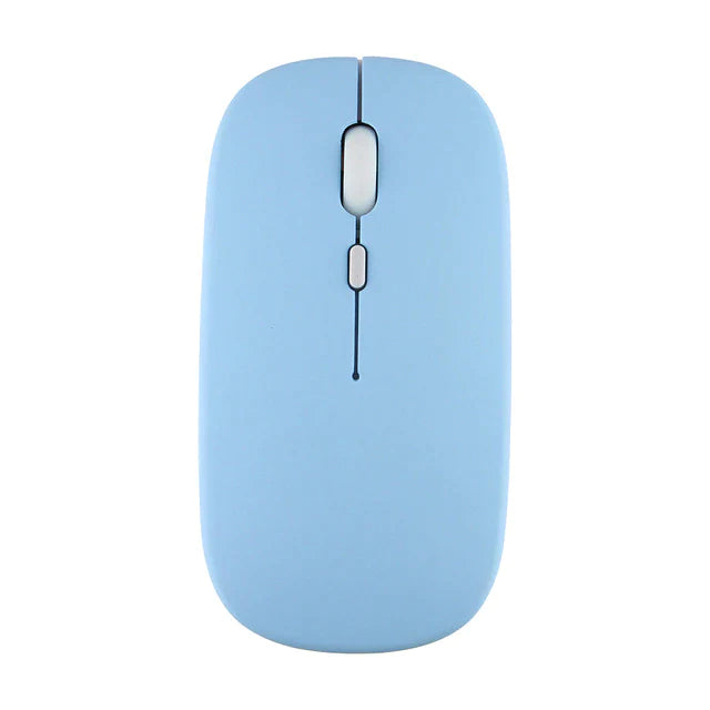 Wireless Bluetooth Mouse for Laptop, Computer, iPad - Rechargeable, Silent Click, Portable Ergonomic Design - Perfect for Office, Home, Travel & Gaming Use