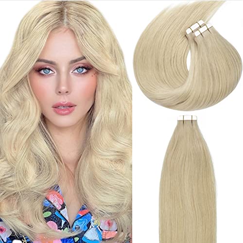 Tape in Platinum Blonde #60A