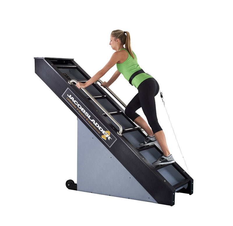 Jacob's Ladder 2 Stair Climber - Full Body Workout Machine for Home Gym, Cardio & Strength Training - Perfect for Small Spaces & Apartment Fitness