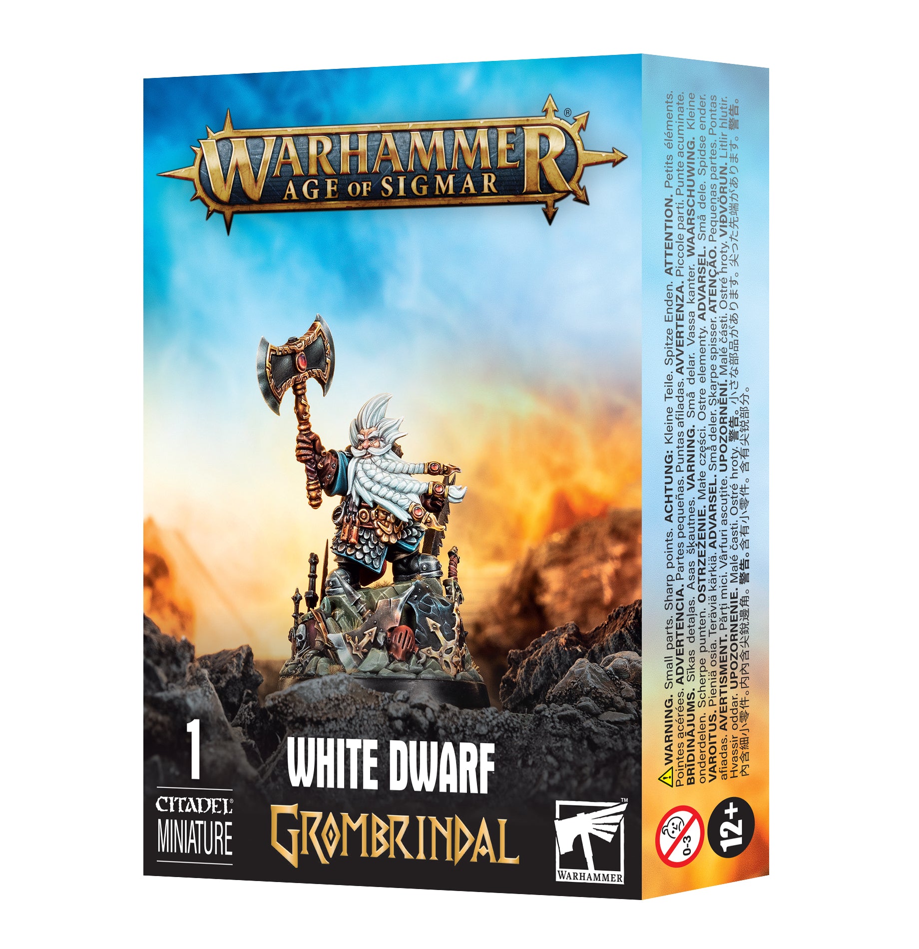 Age of Sigmar Grombrindal: The White Dwarf Miniature - Warhammer Fantasy Battle Game Figure for Tabletop Wargaming & Collectors