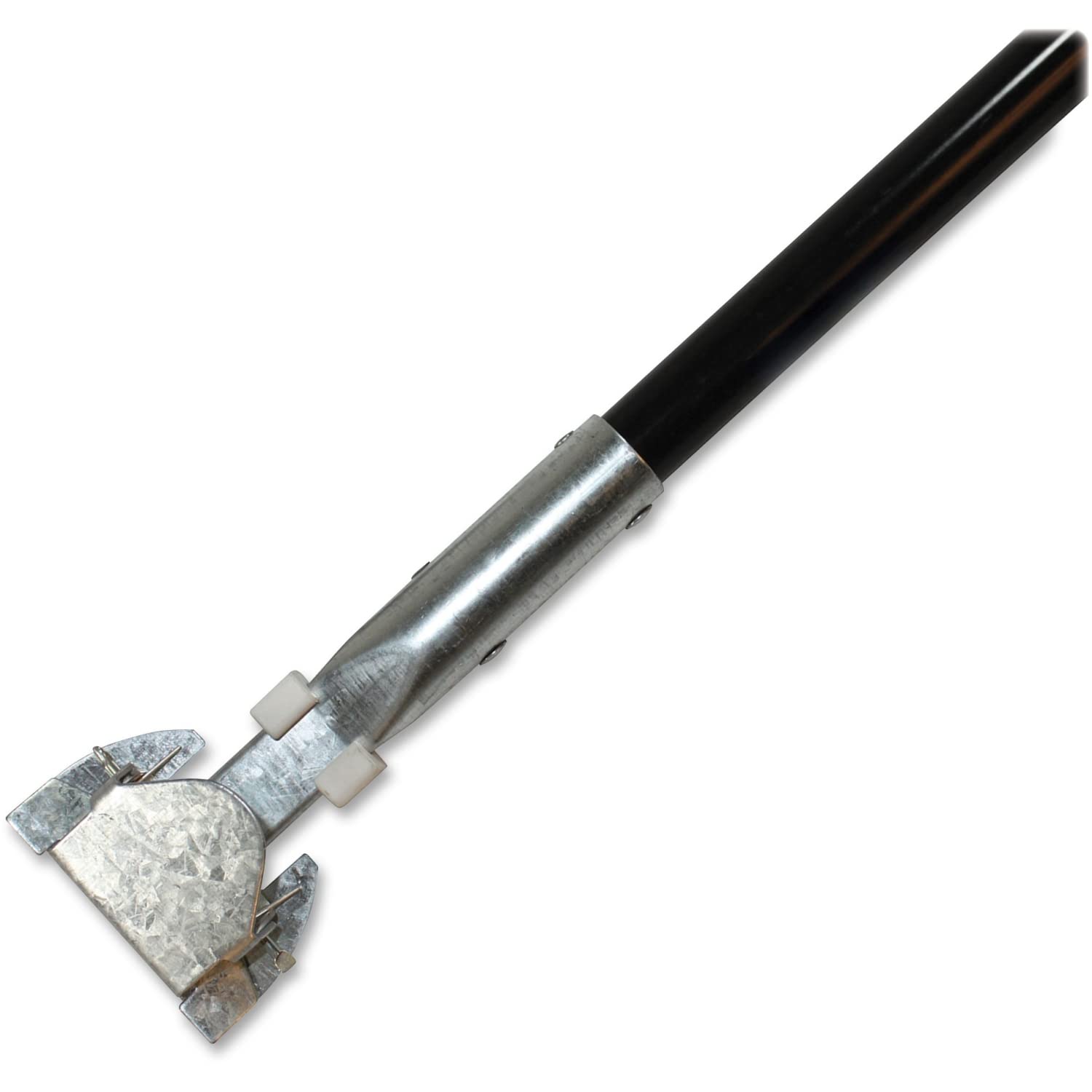 Genuine Joe Clip-on Dust Mop with Steel Handle - 12 Pack | Heavy-Duty Floor Cleaning for Home, Office & Commercial Use