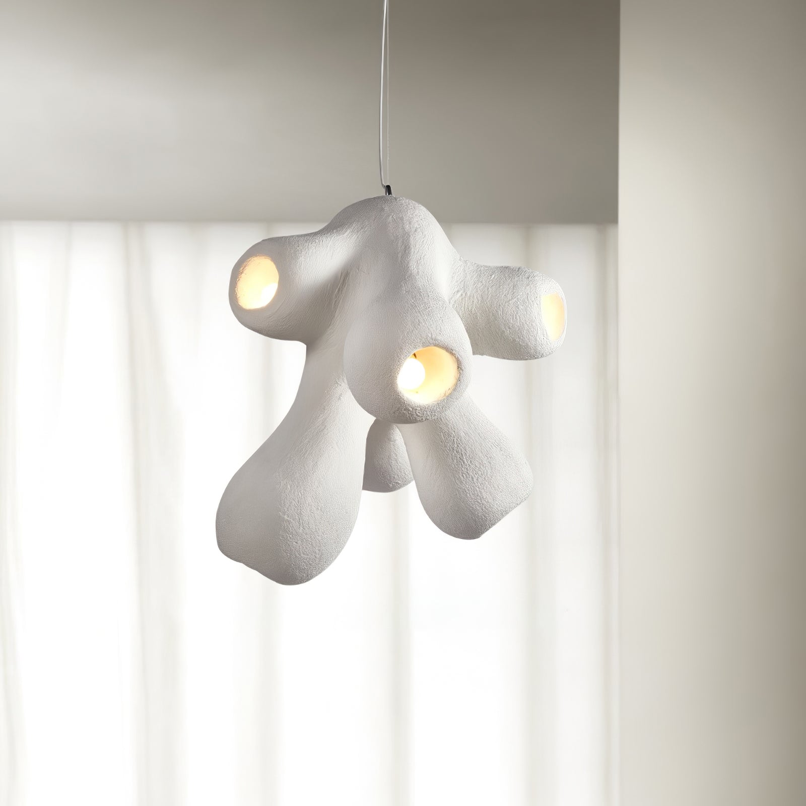 Fertility Pendant Lamp - Modern Boho Hanging Light for Bedroom, Nursery & Meditation Space | Fertility Symbol Home Decor for Positive Energy & Spiritual Healing