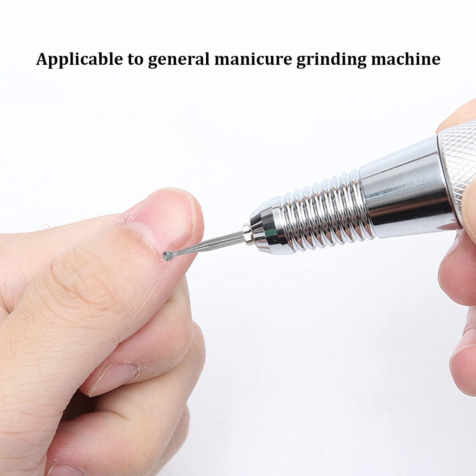 Professional Nail Drill Bits Set - Anti-Corrosion Nail Polisher Drill Bits for Manicure & Pedicure (T-2) - Perfect for Home Salon, Nail Art, and DIY Nail Care