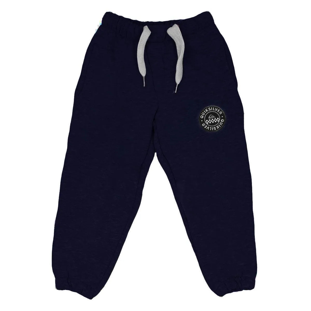 Quiksilver Boys' Blue Navy Track Pants - Comfortable Fleece Joggers for Kids, Activewear for School, Sports & Casual Wear