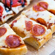 French Bread Pepperoni Pizzas - 2 Pack (6 Pizzas, 32.4 oz Each) - Pork, Chicken & Beef Topped with Pizza Sauce - Preservative-Free Crust - Ready Set Gourmet - Perfect for Quick Lunches, Family Dinners & Game Night Snacks - Donate a Meal Program