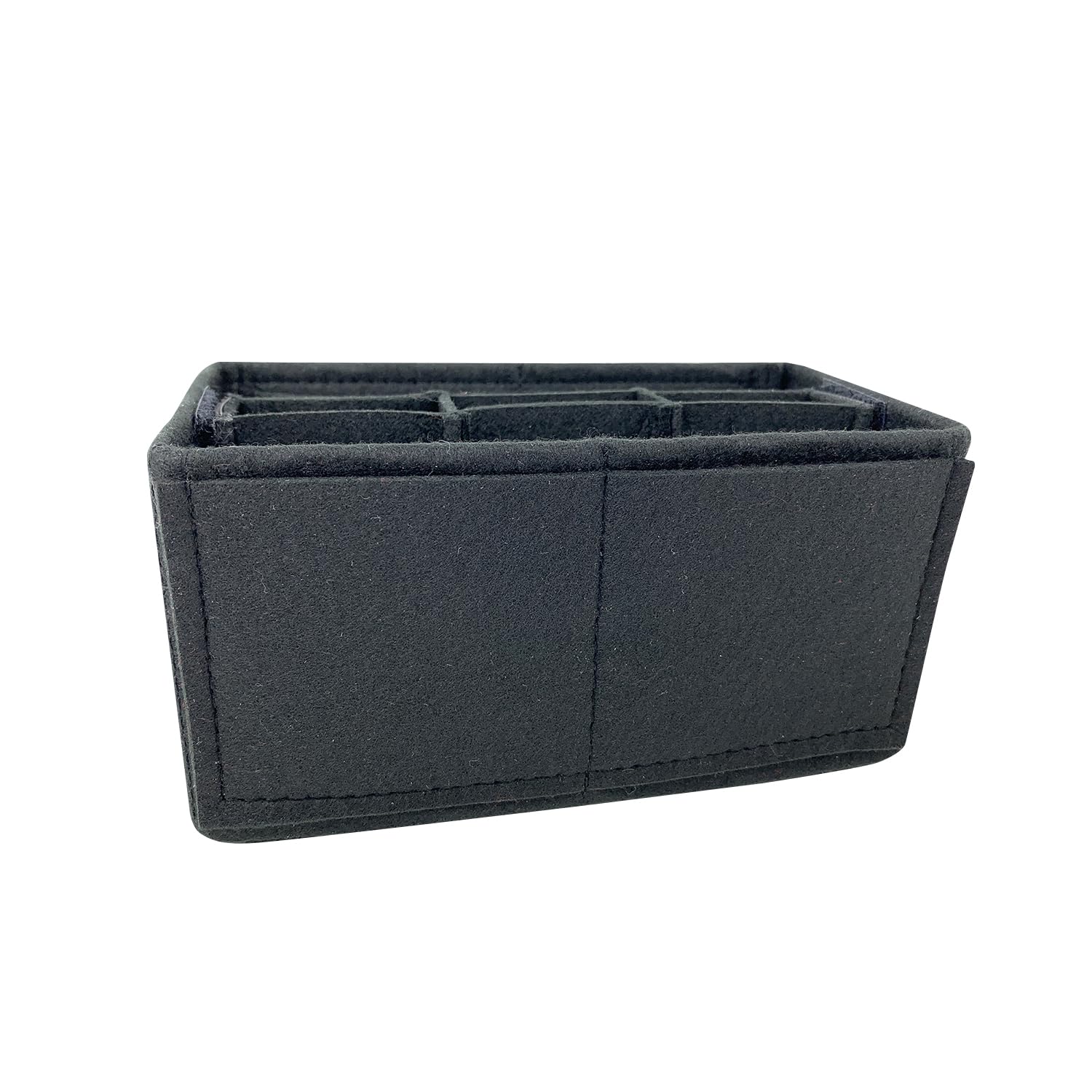 Premium Felt Bag Organizer for Louis Vuitton Vanity PM - Detachable Middle Divider | Handmade Insert Liner & Shaper | Perfect for Travel, Work & Daily Organization (Inner Bag Organizer)