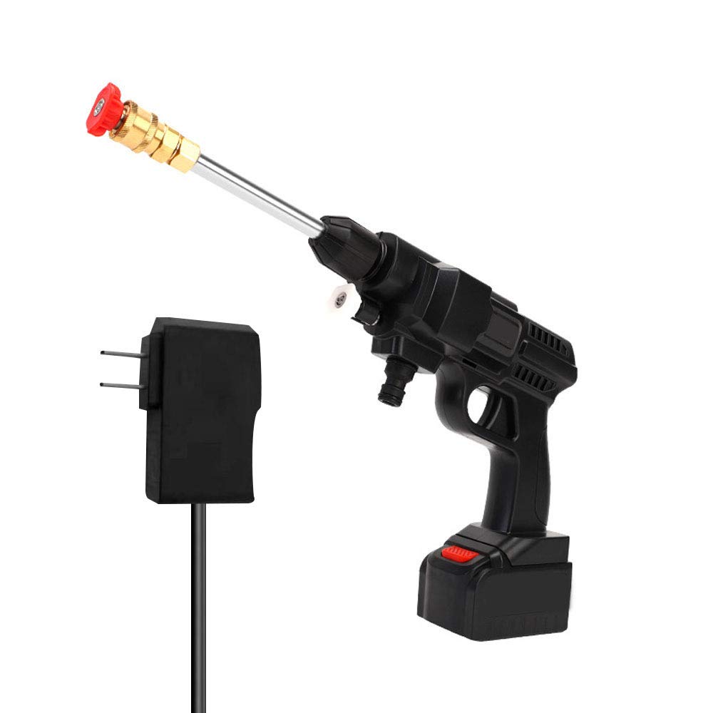 GoolRC Wireless High Pressure Car Wash Pump - Portable Electric Rechargeable Lithium Battery Water Pump for Home & Auto Cleaning - Perfect for Driveway, Garage, and Outdoor Vehicle Washing