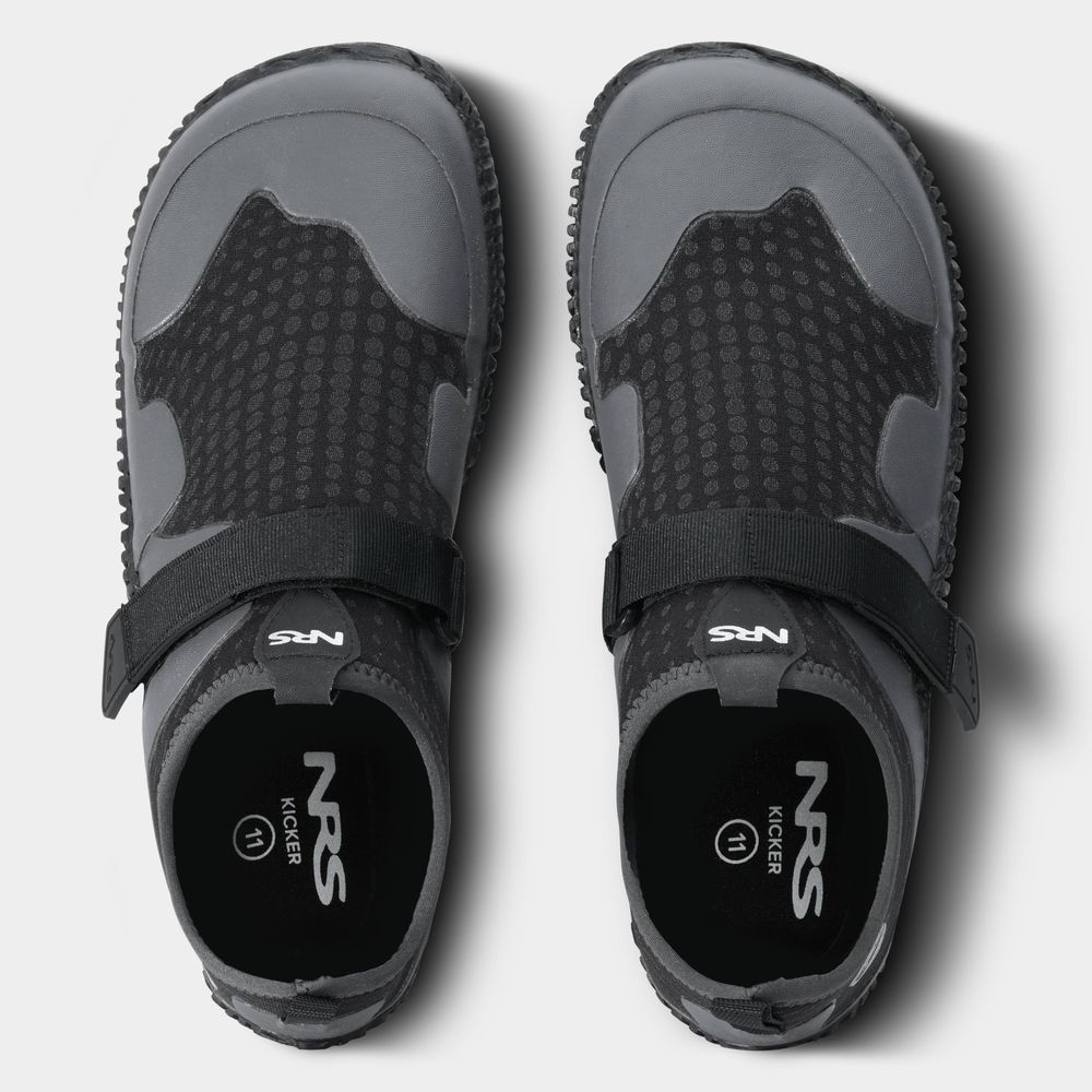 NRS Kicker Wetshoe for Men - Water Sports Shoes for Kayaking, Canoeing & Paddleboarding - Quick-Dry Neoprene Booties with Non-Slip Sole