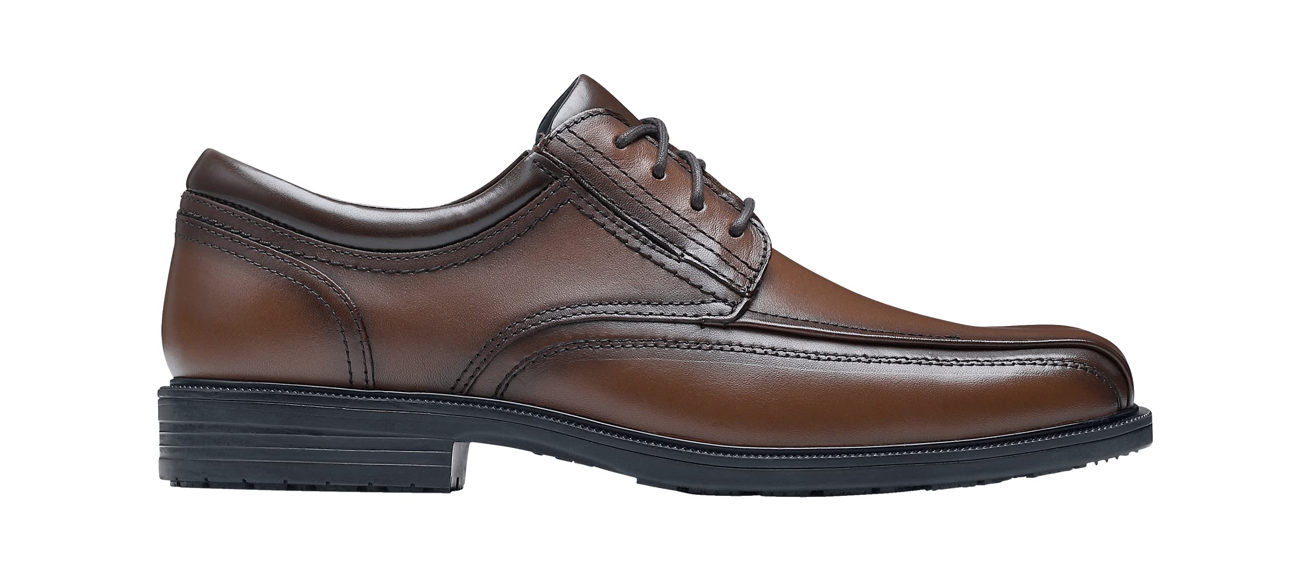 Slip-Resistant Men's Dress Shoes - Non-Slip Safety Oxfords for Work | Professional Business & Formal Wear | Brown & Black Options for Restaurant, Hospitality & Office Workers