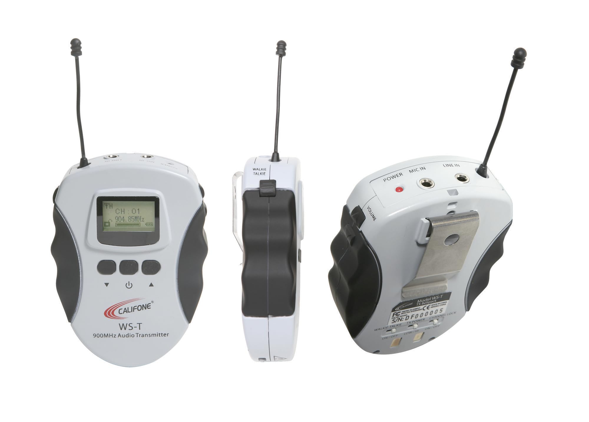 CALIFONE WS-T Wireless Audio System Transmitter for Classroom, Home & Office - Bluetooth Audio Streaming & Hands-Free Calling