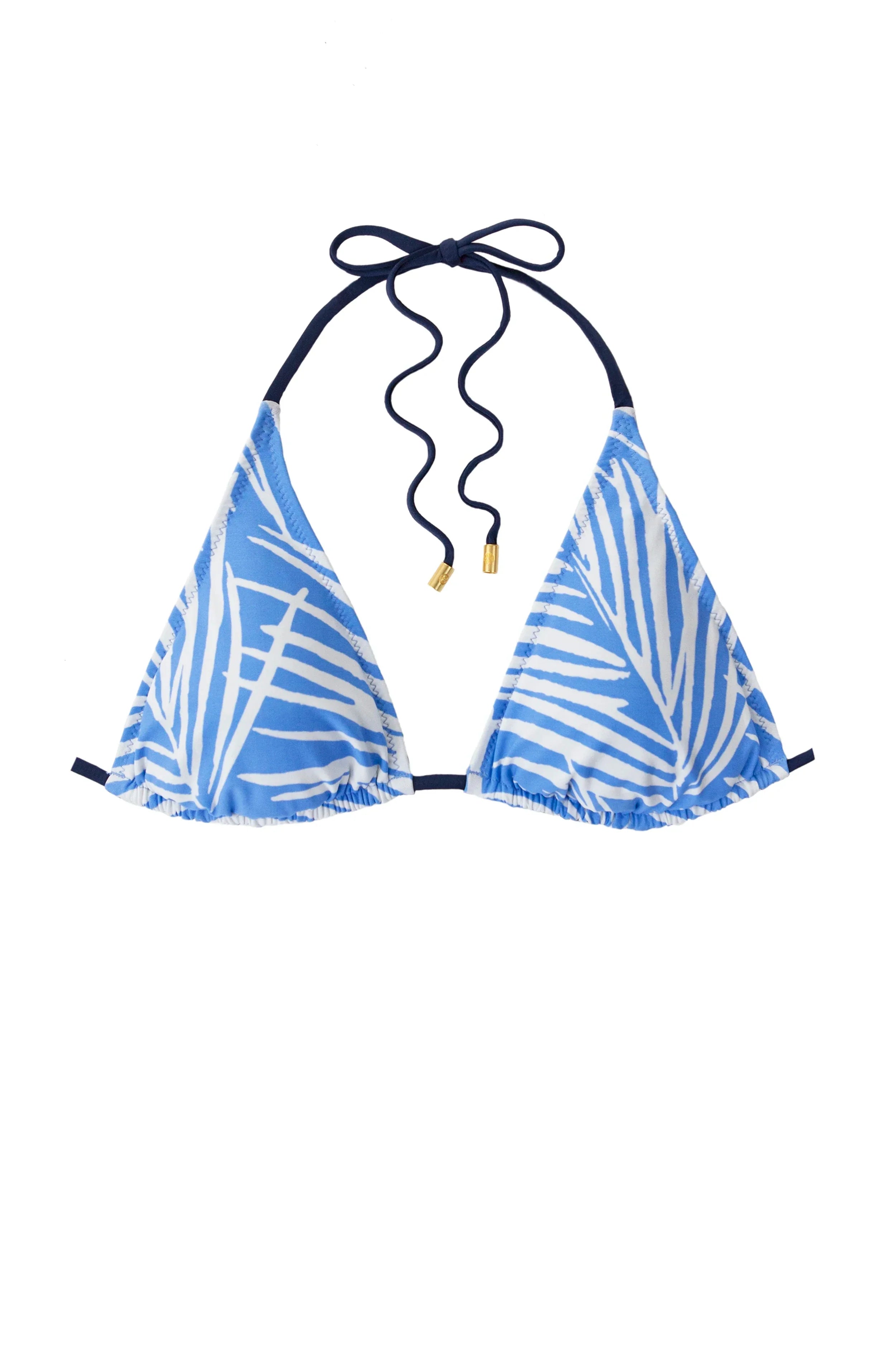 Reversible String Bikini Top for Women - South Seas Blue Periwinkle | Adjustable Swimwear for Beach, Pool & Summer Vacations