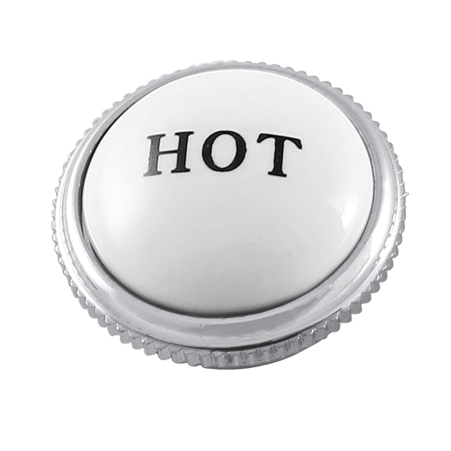 AEHIMX1H Hot Handle Index Button - Polished Chrome Finish for Kitchen Faucets & Sinks - Perfect for Home Renovation and Bathroom Upgrades