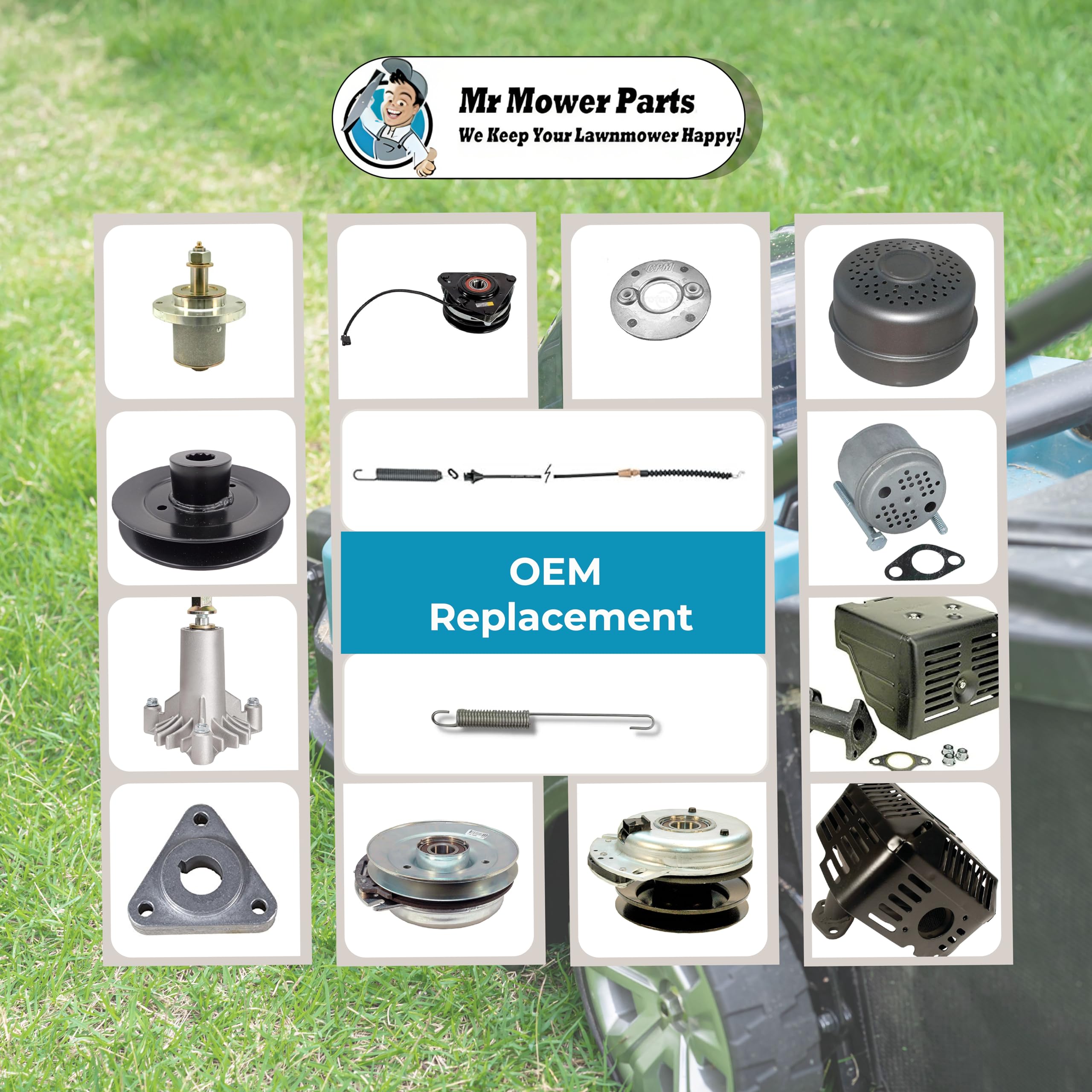 Ogura MA-GT-EXM3XS Electric PTO Clutch Replacement for Scag 461397, 461073, 461074, 481633, 48786 - Compatible with Scag Turf Tiger, Wildcat & Other Zero-Turn Mowers - Perfect for Lawn Maintenance & Landscaping Equipment