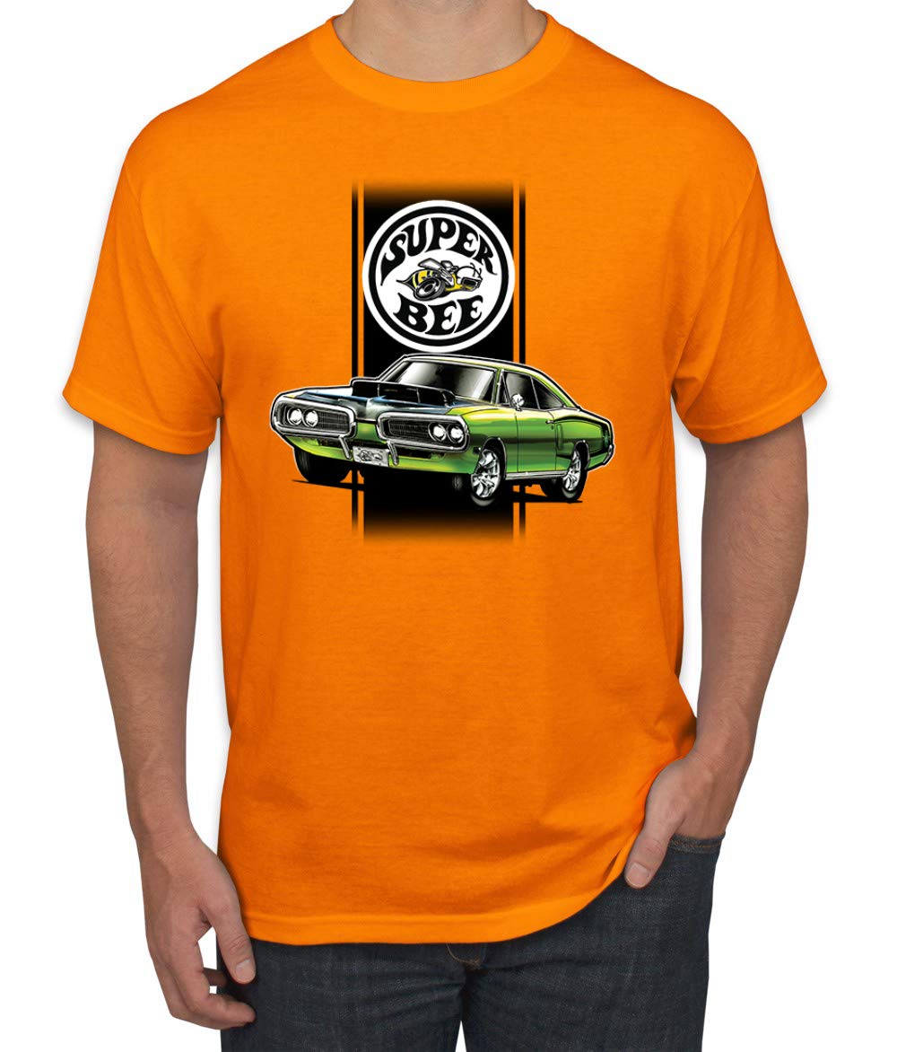 Vintage Dodge Super Bee Classic Hot Rod Racing Cars & Trucks Graphic T-Shirt for Men - Retro Muscle Car Enthusiast Tee for Casual Wear, Car Shows & Automotive Events